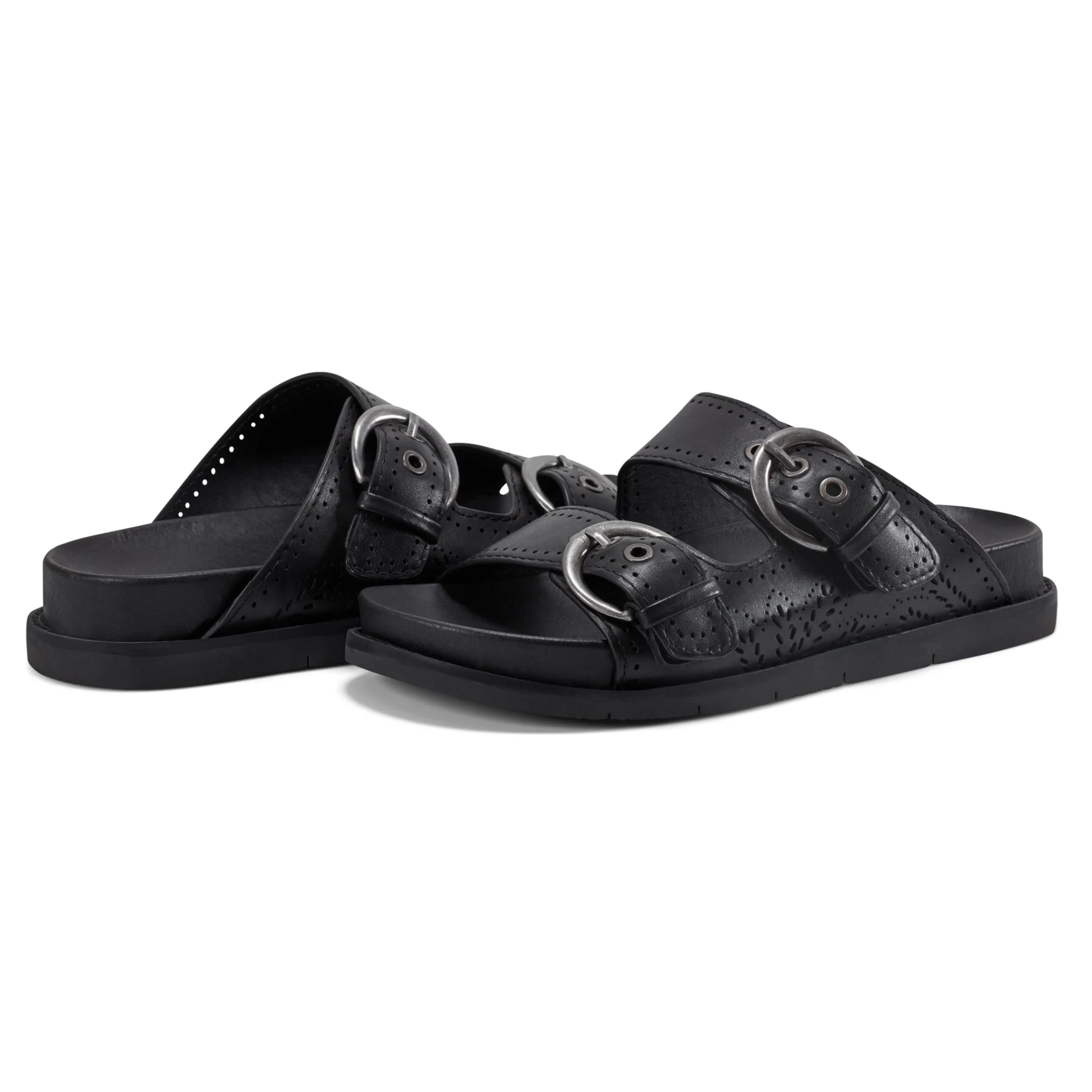 Francii Round Toe Casual Slip-on Flat Sandals