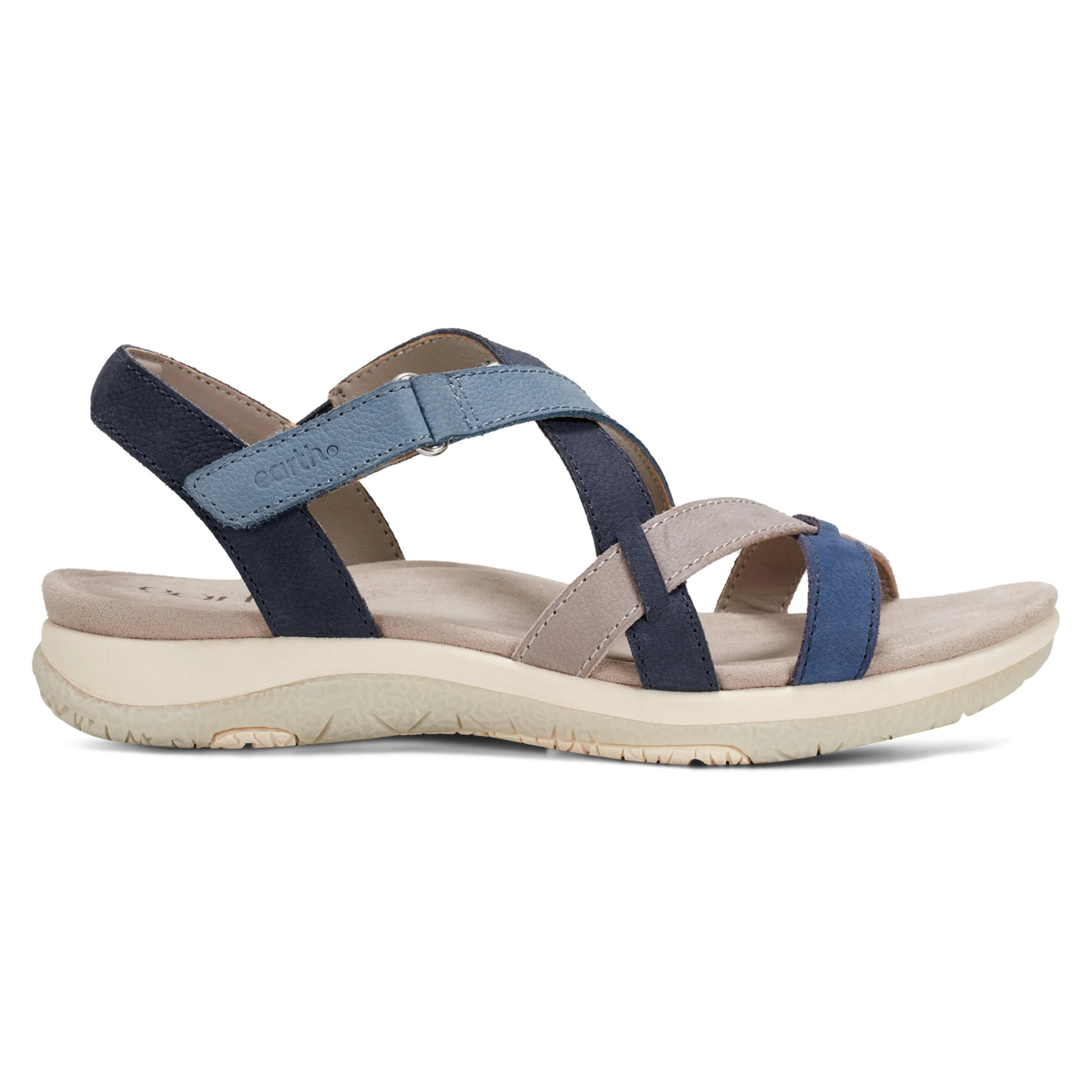 Sterling Casual Strappy Round Toe Flat Sandals
