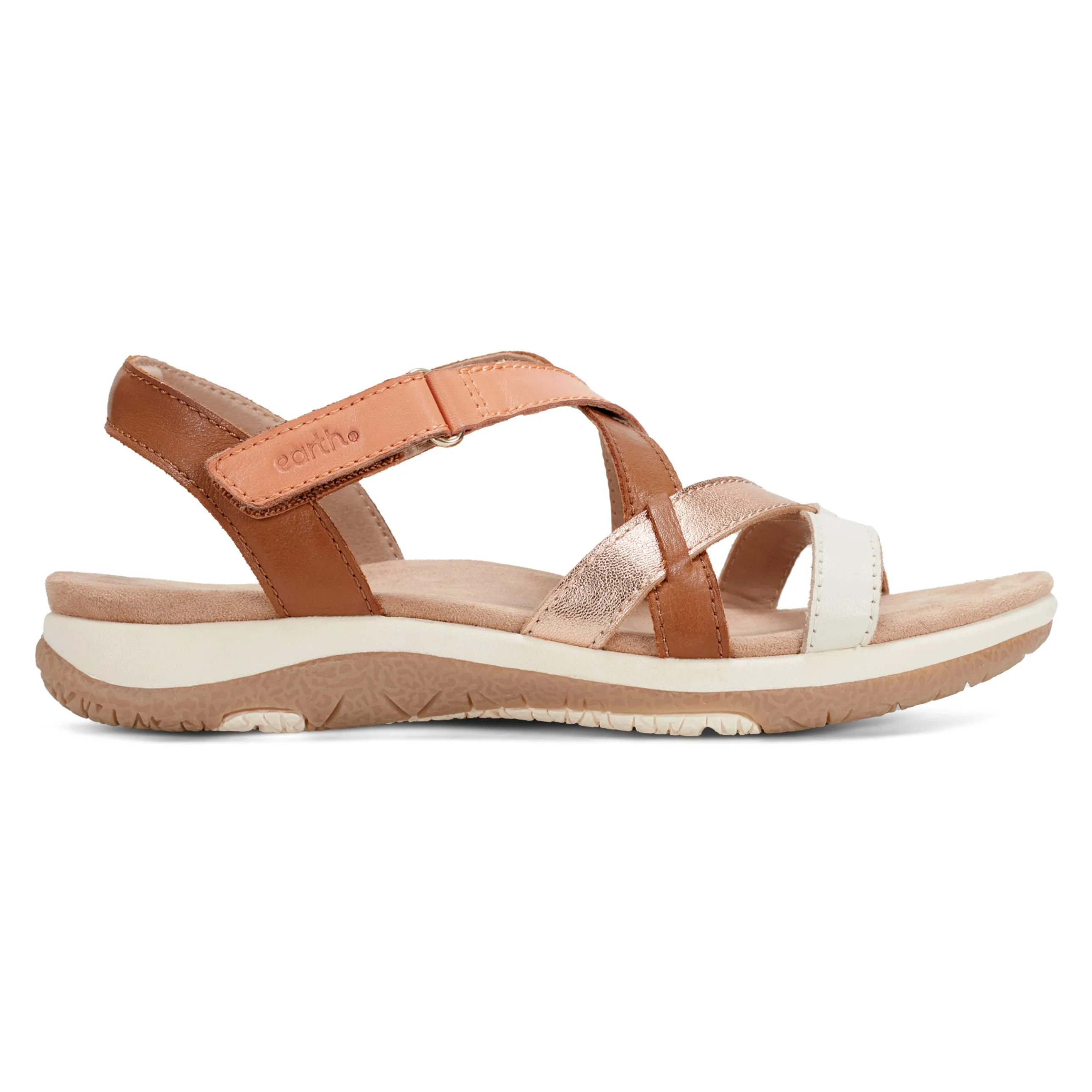 Sterling Casual Strappy Round Toe Flat Sandals