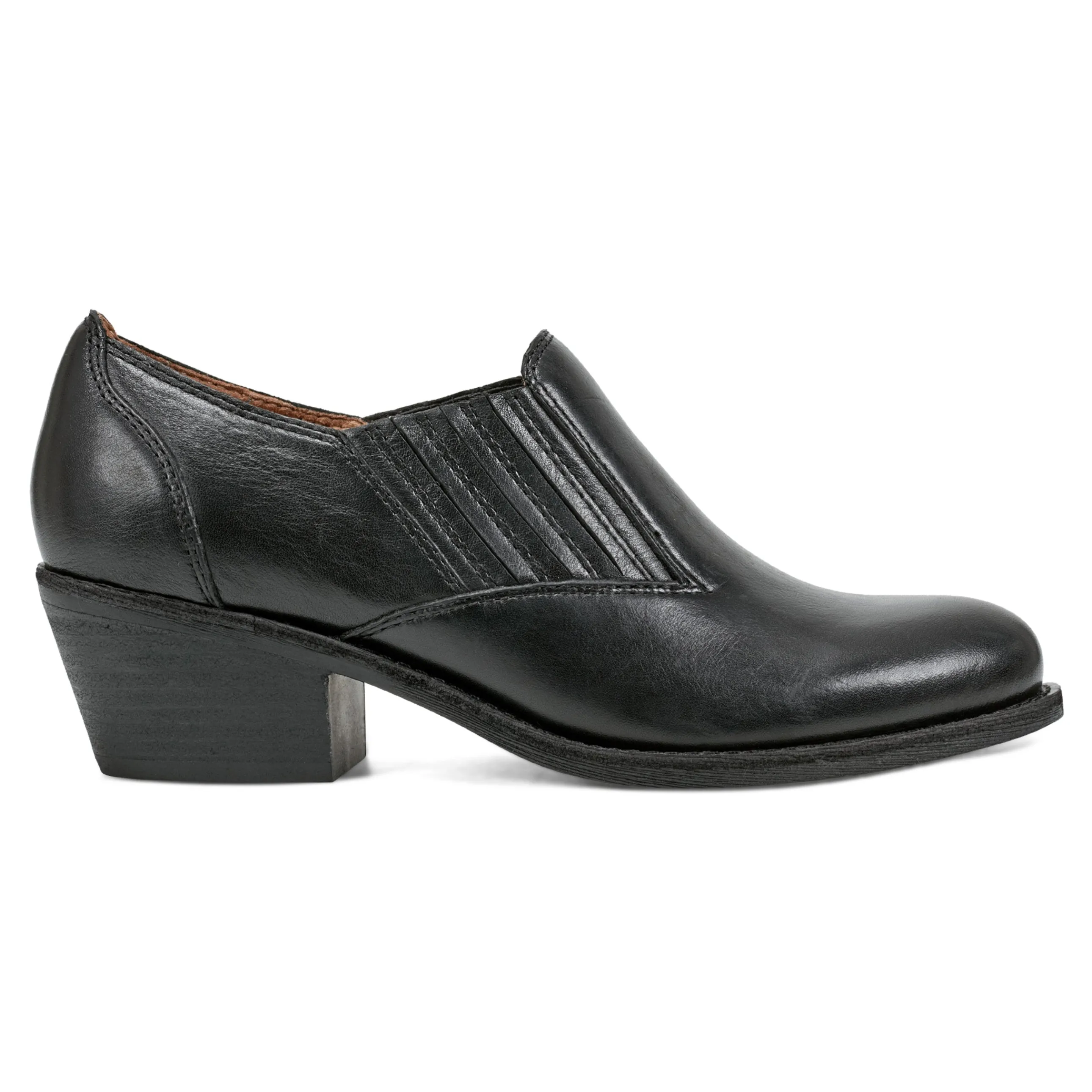 Jalin Block Heel Slip-on Casual Booties