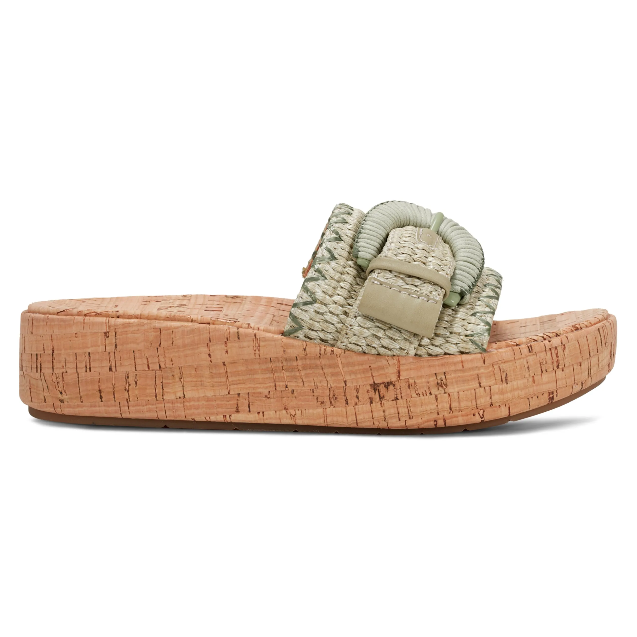 Samsy Casual Slip-on Wedge Platform Sandals