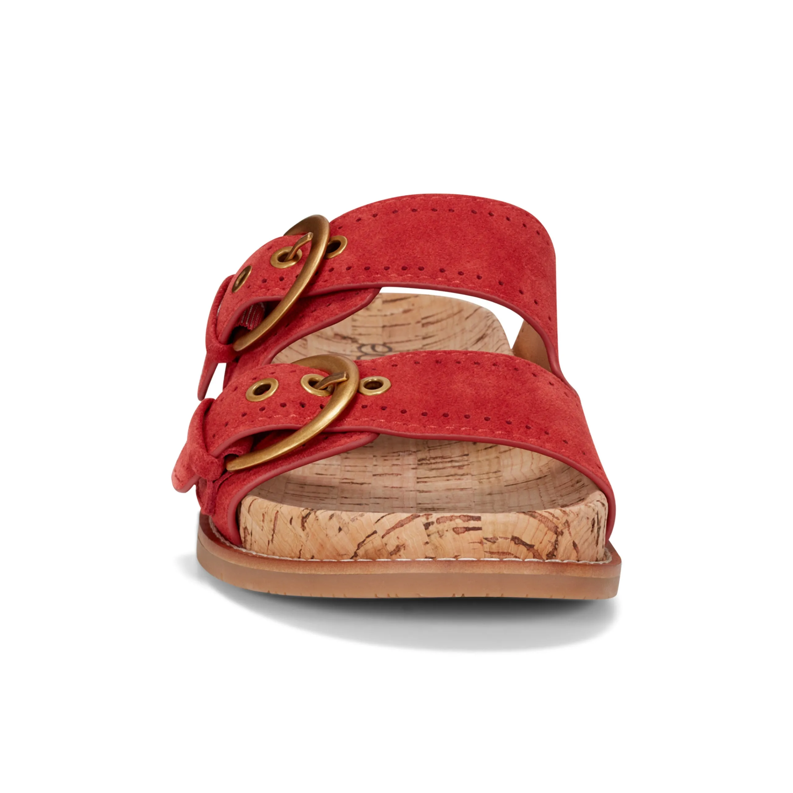 Francii Round Toe Casual Slip-on Flat Sandals