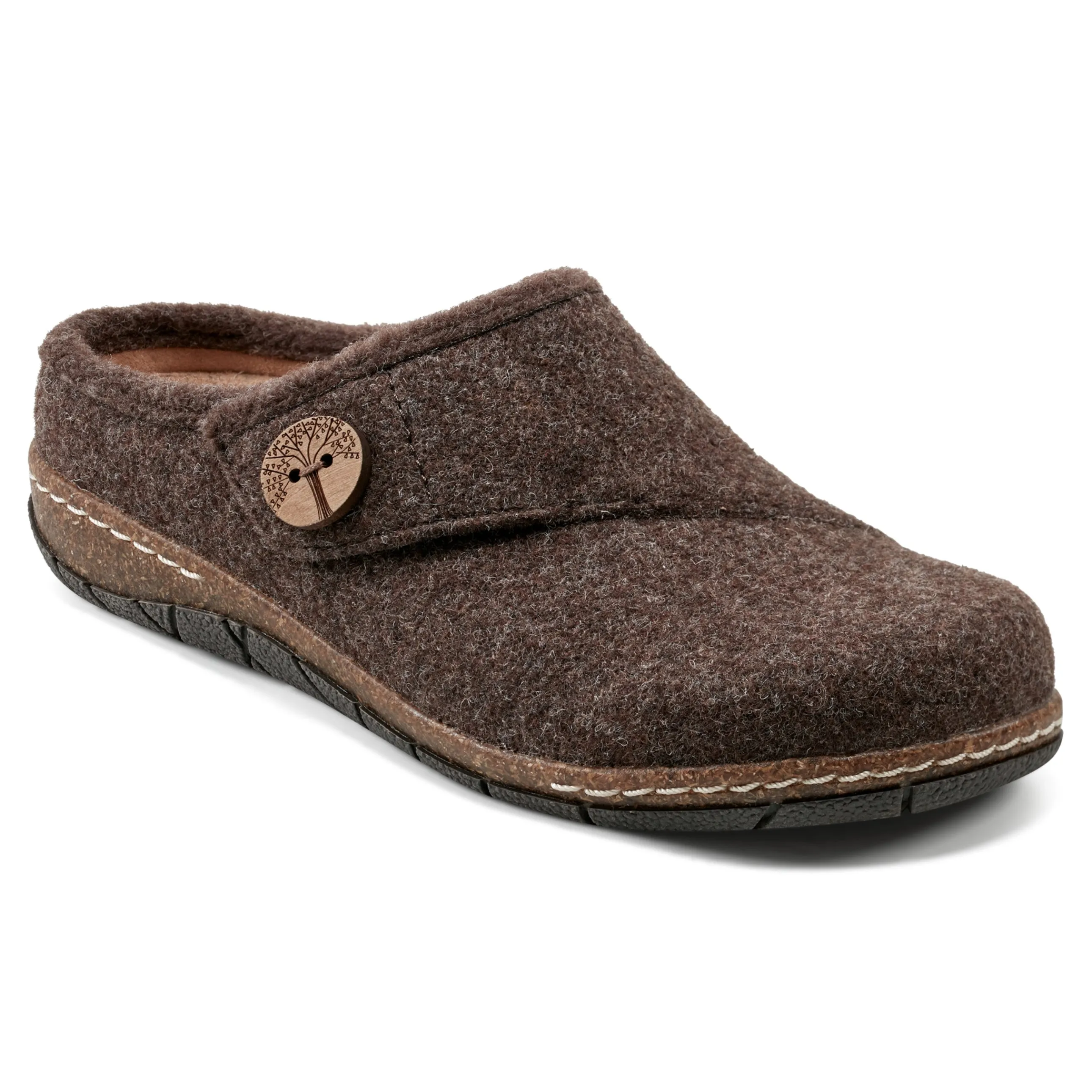 Ezra Round Toe Casual Slip-on Flat Clogs