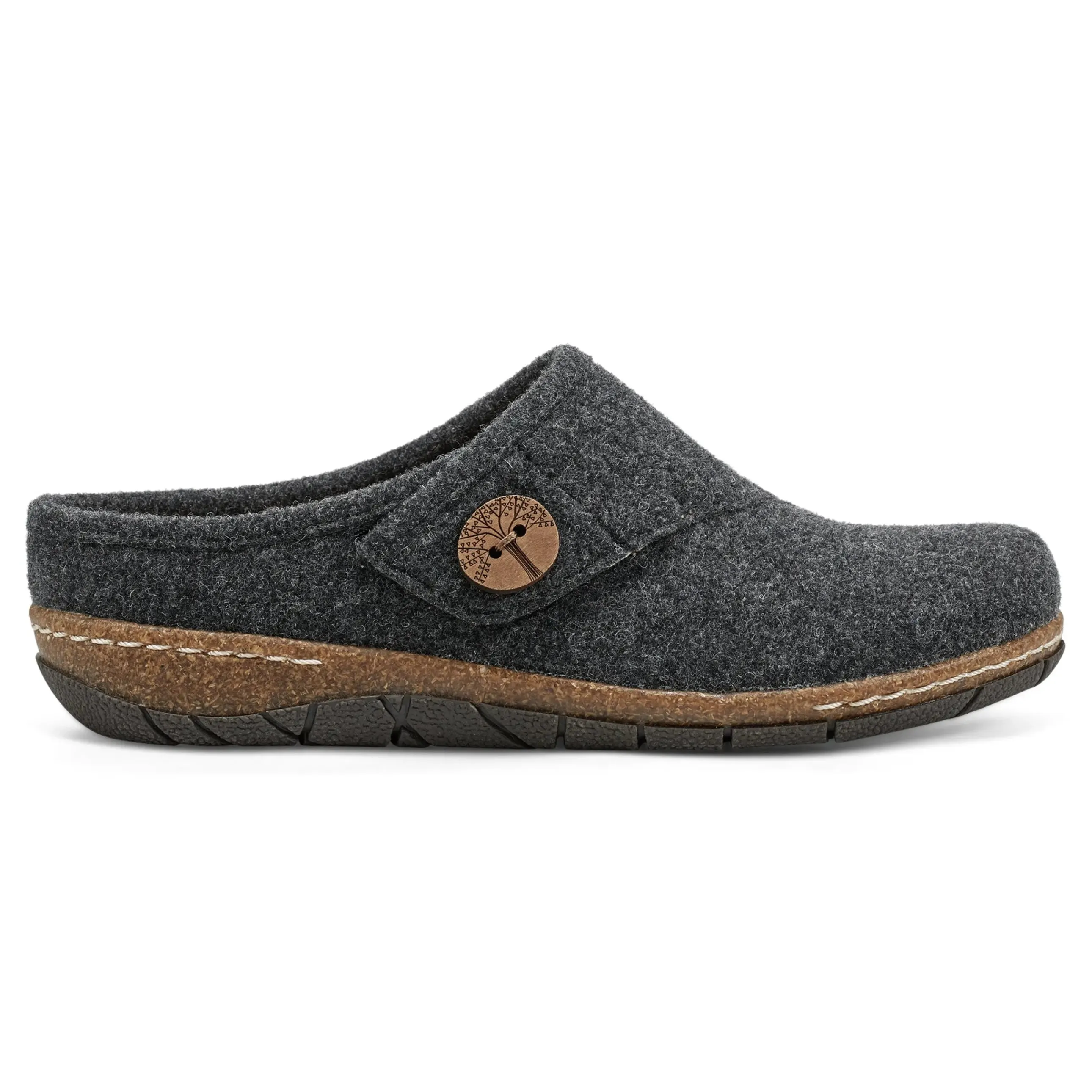 Ezra Round Toe Casual Slip-on Flat Clogs