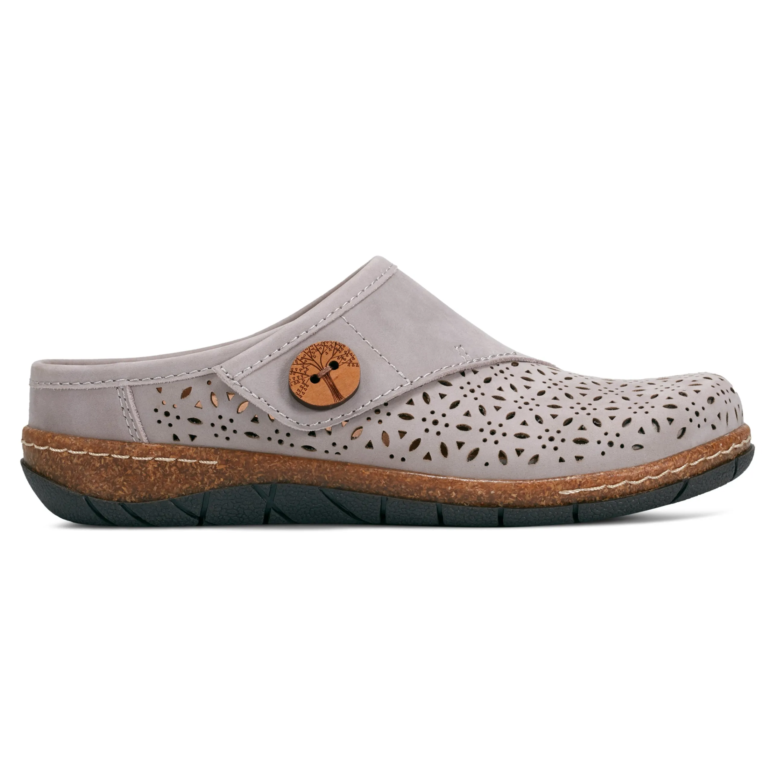 Erinn Round Toe Casual Slip-on Flat Clogs