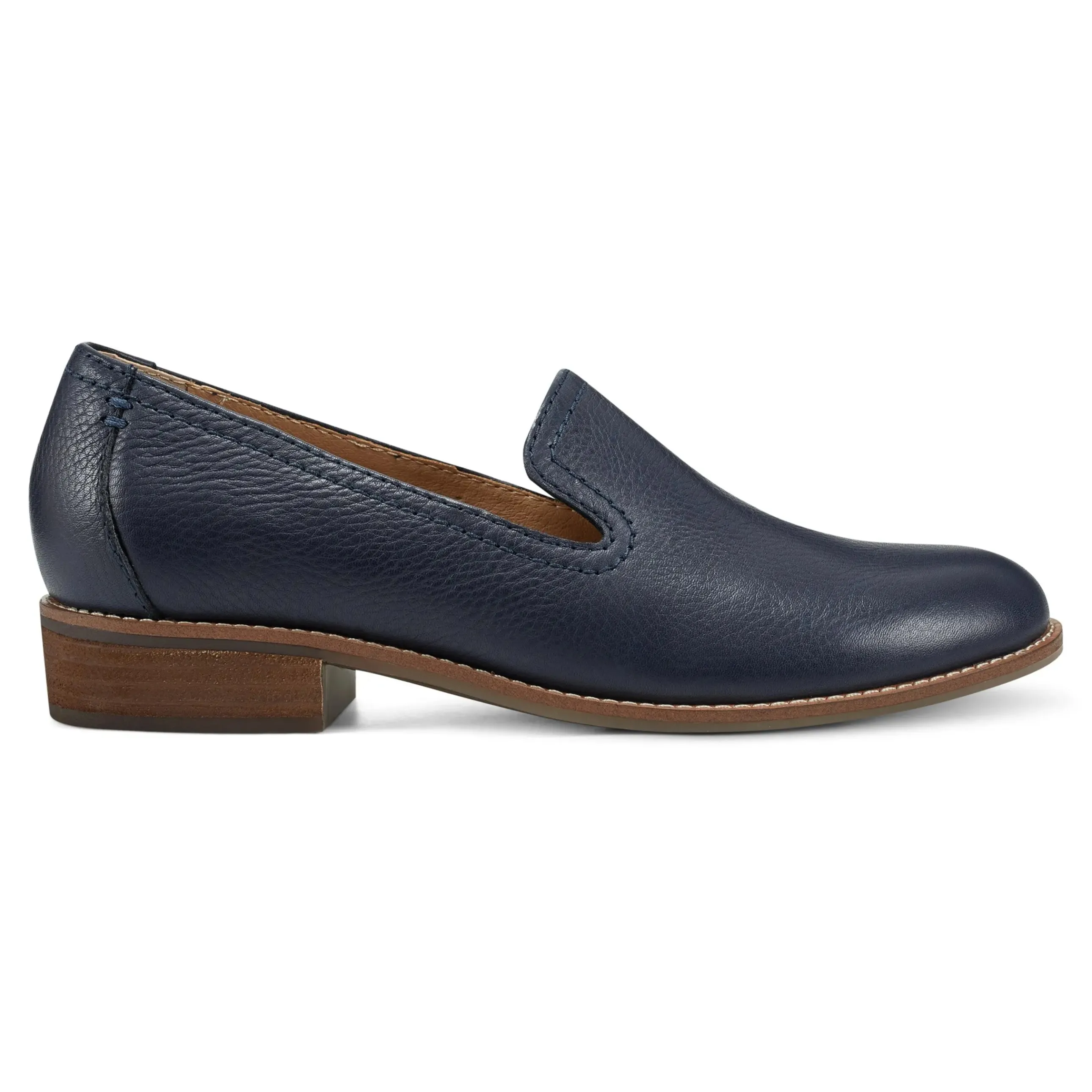 Edna Round Toe Casual Slip-on Flat Loafers