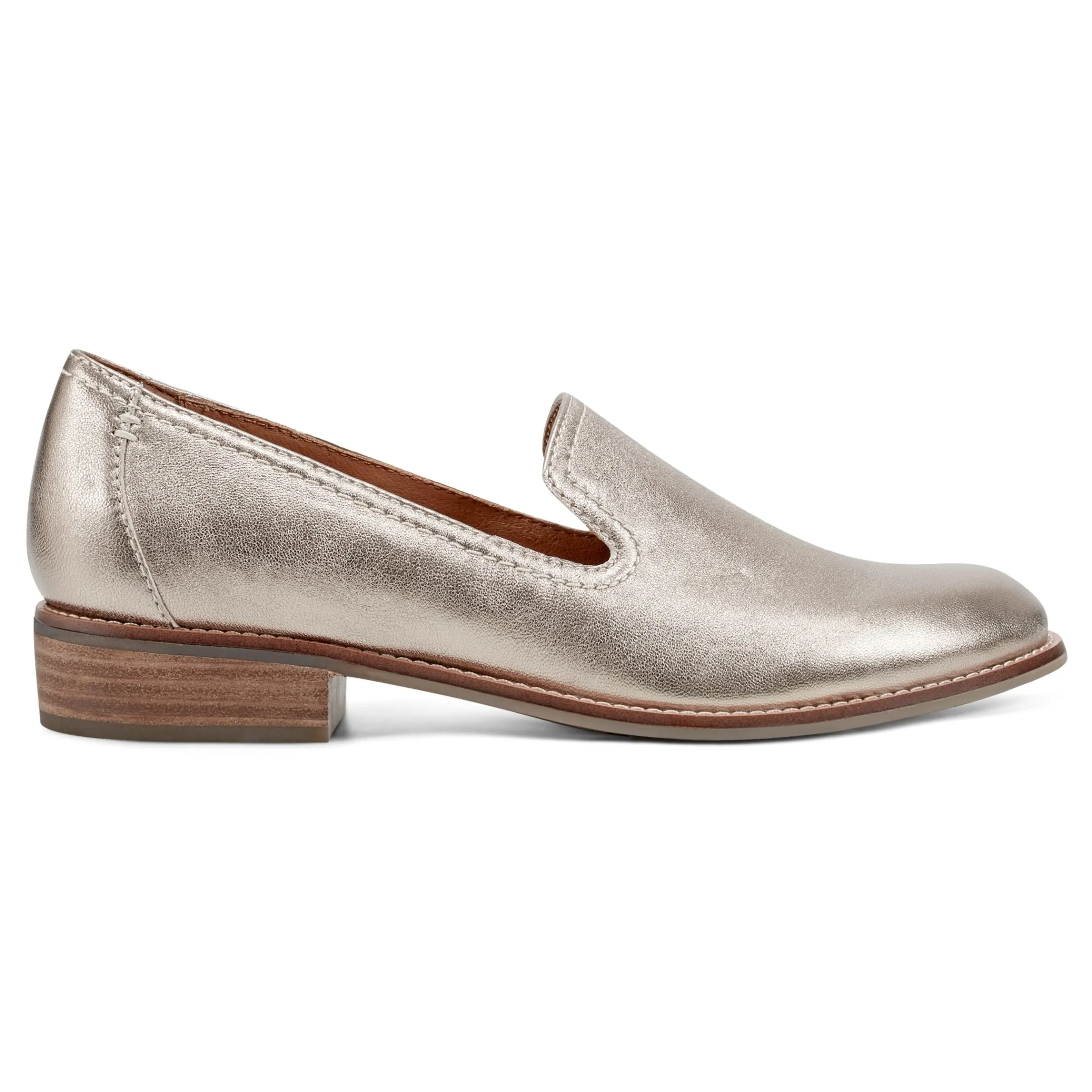 Edna Round Toe Casual Slip-on Flat Loafers