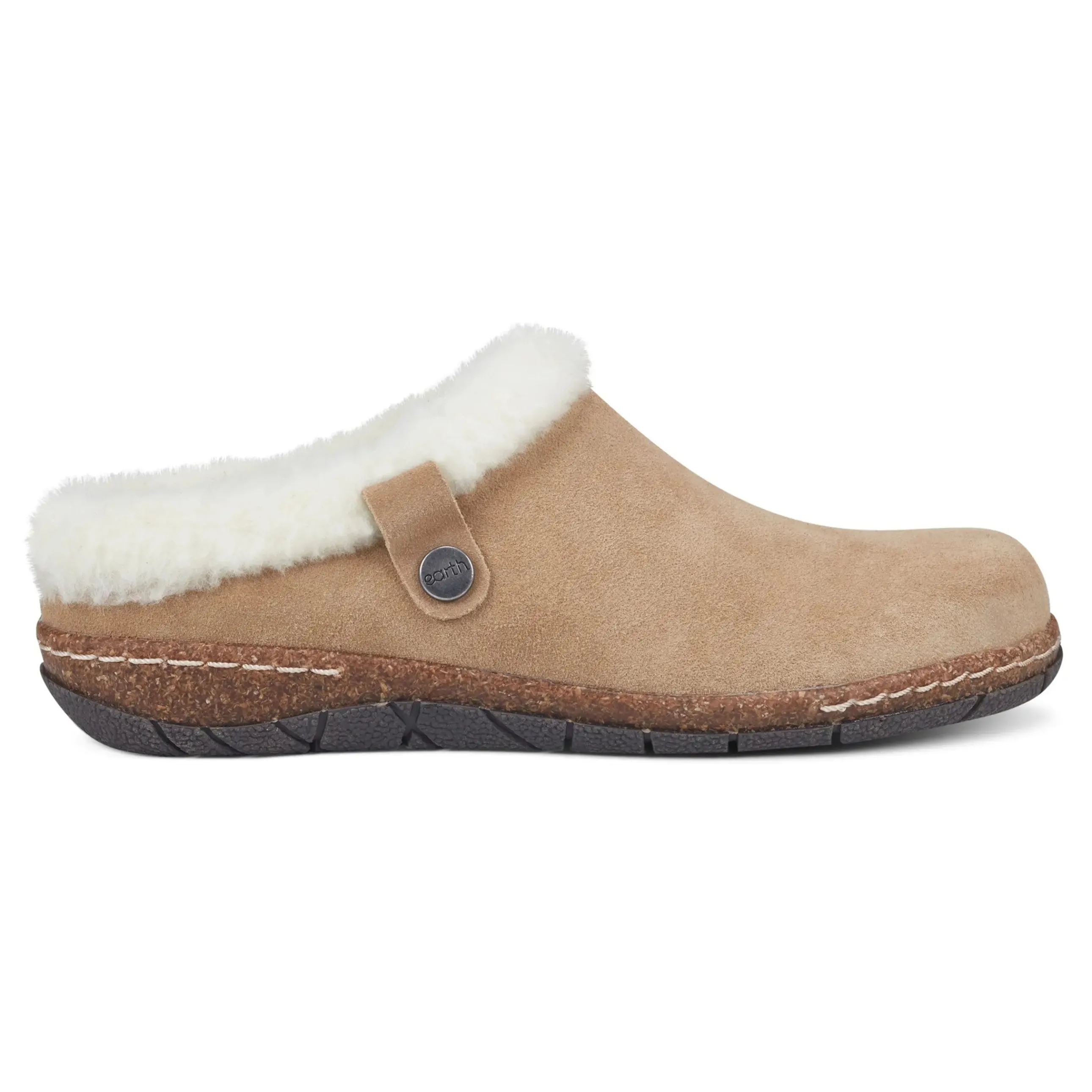 Elena Cold Weather Round Toe Casual Slip-on Clogs