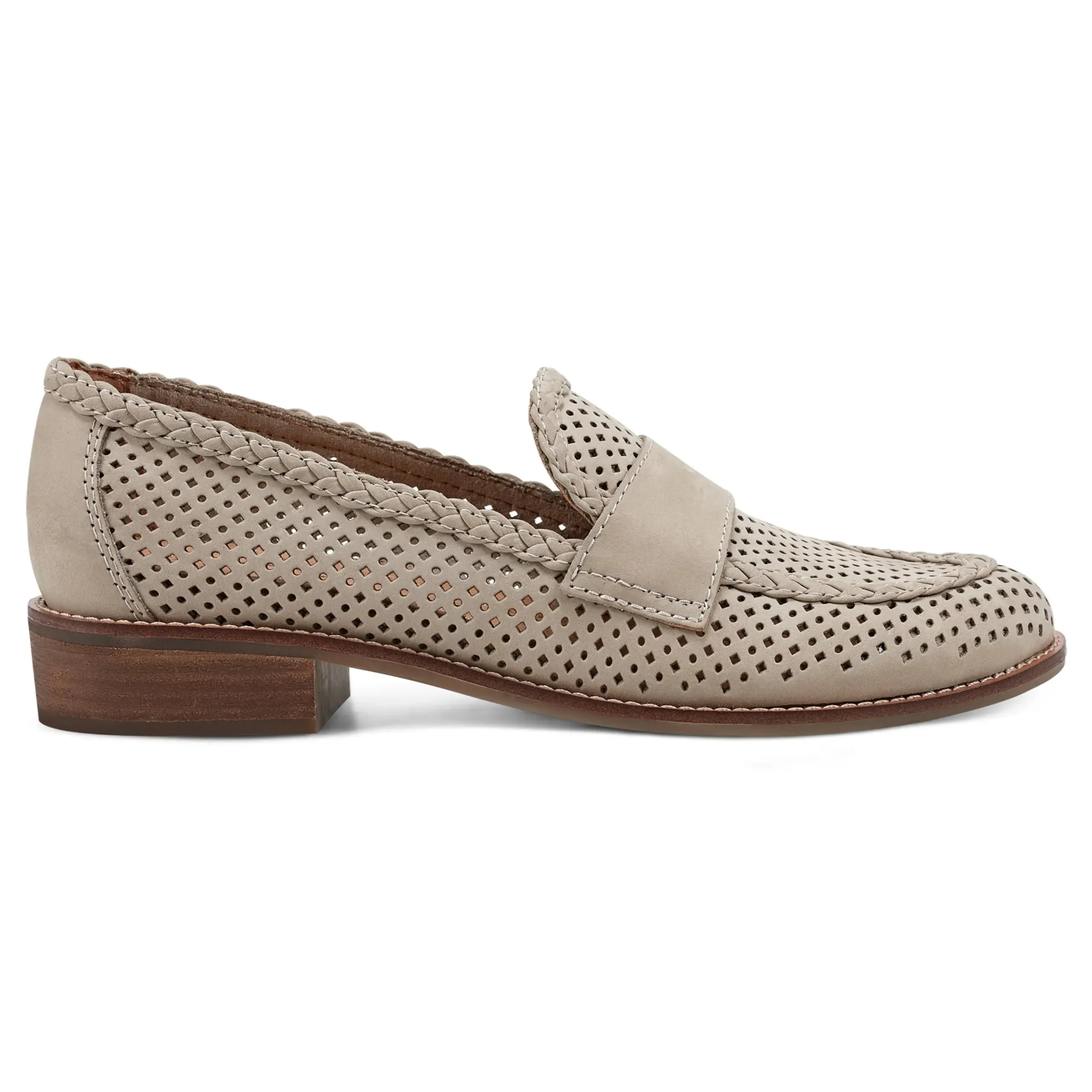 Evvie Casual Slip-On Perforated Loafers