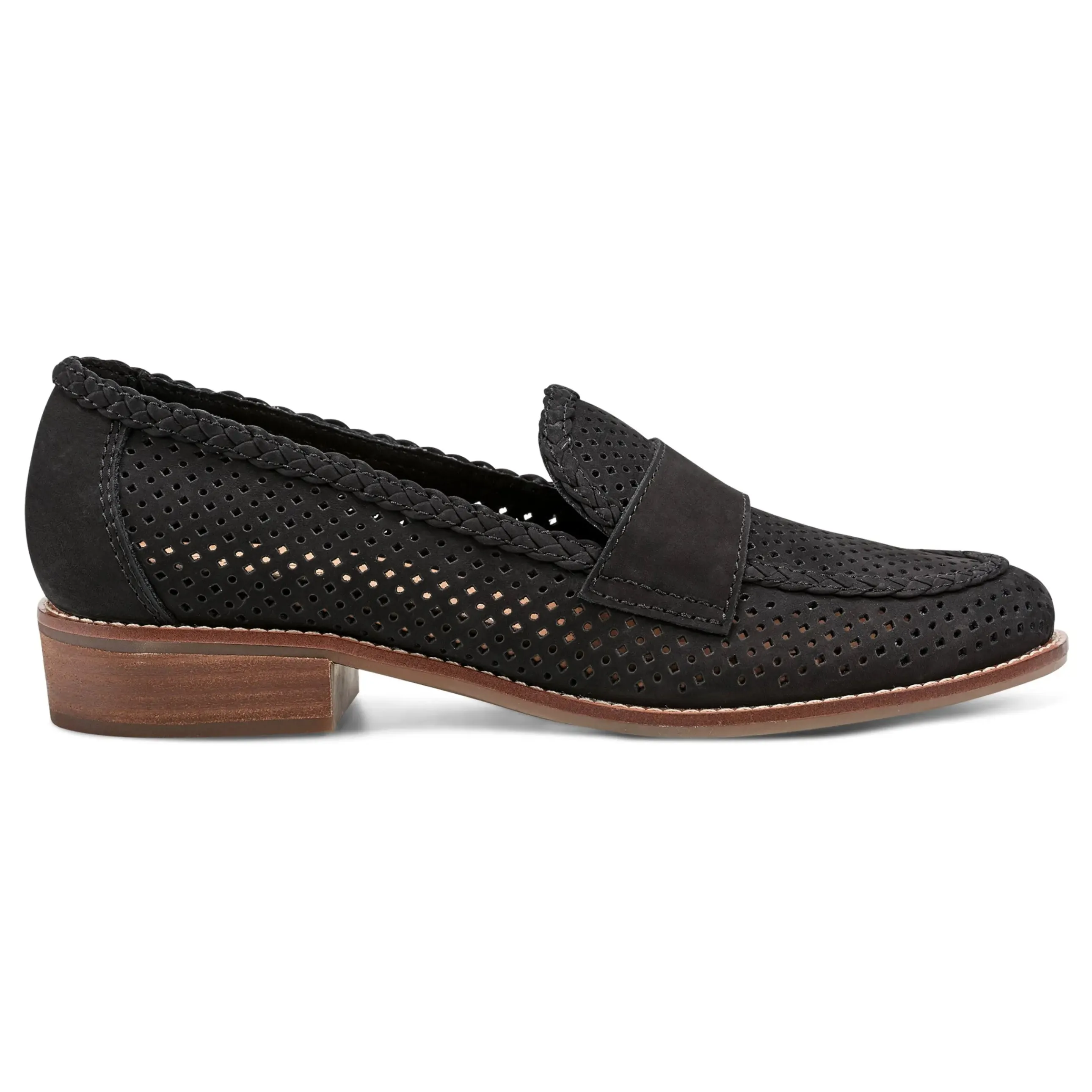 Evvie Casual Slip-On Perforated Loafers