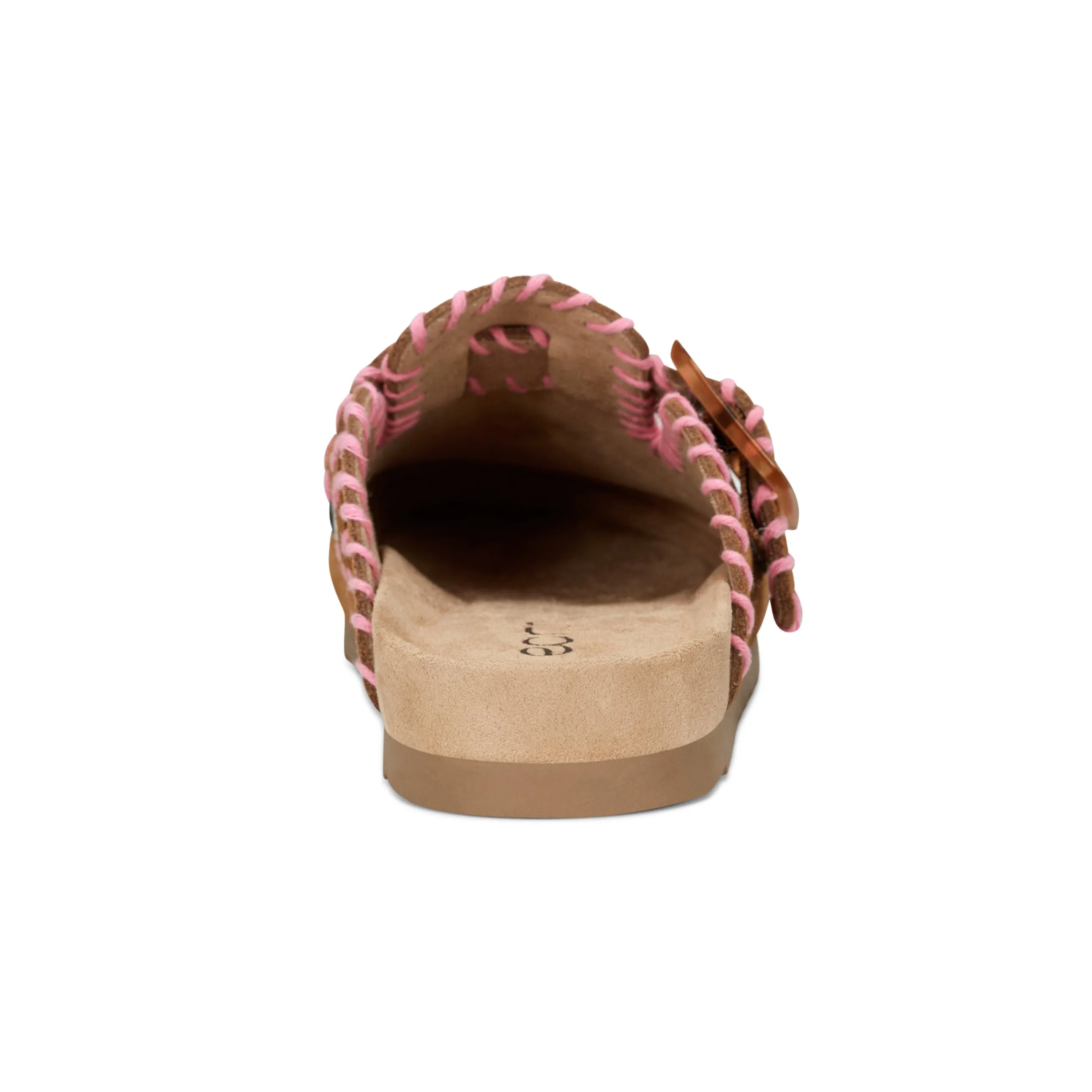 Gena Round Toe Slip-on Flat Casual Clogs