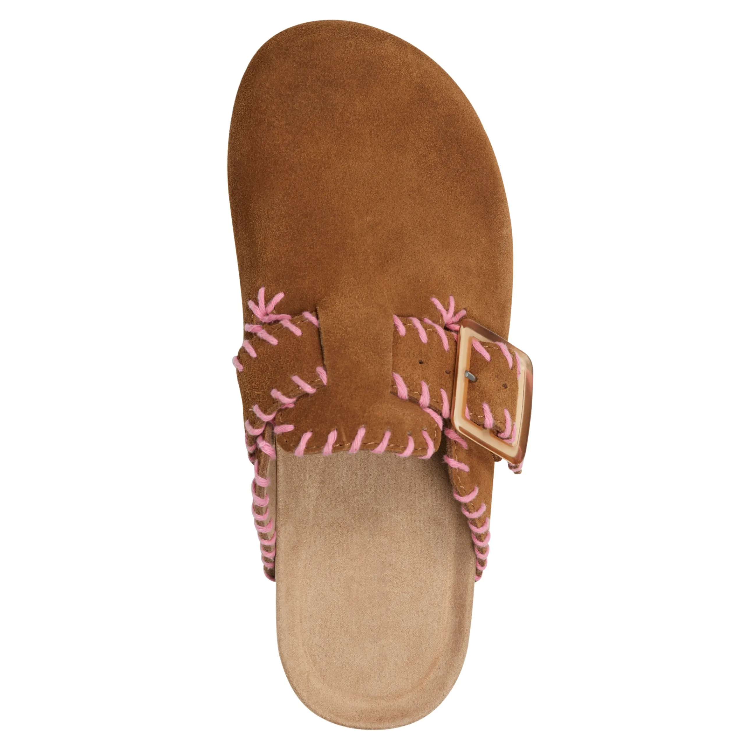 Gena Round Toe Slip-on Flat Casual Clogs