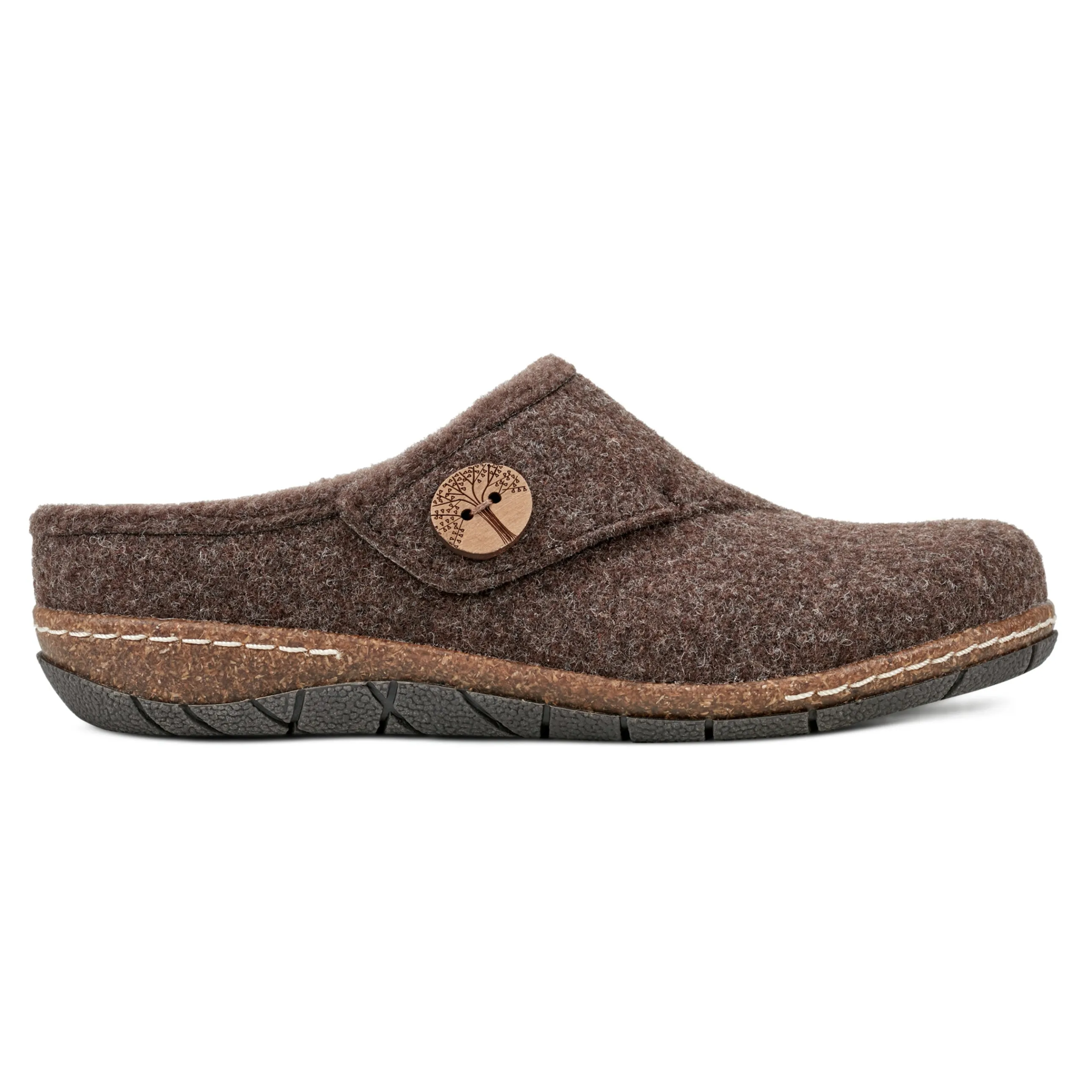 Ezra Round Toe Casual Slip-on Flat Clogs