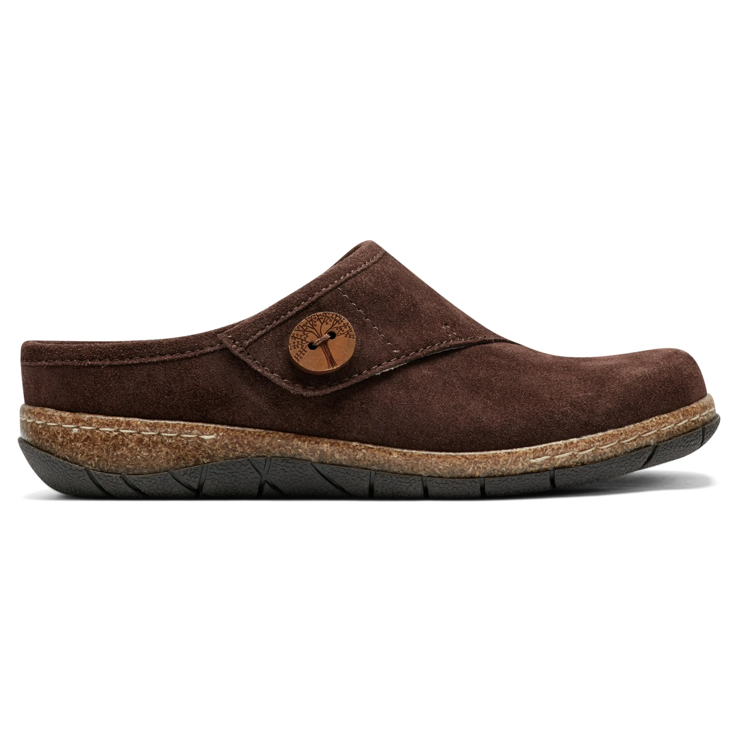 Ezra Round Toe Casual Slip-on Flat Clogs