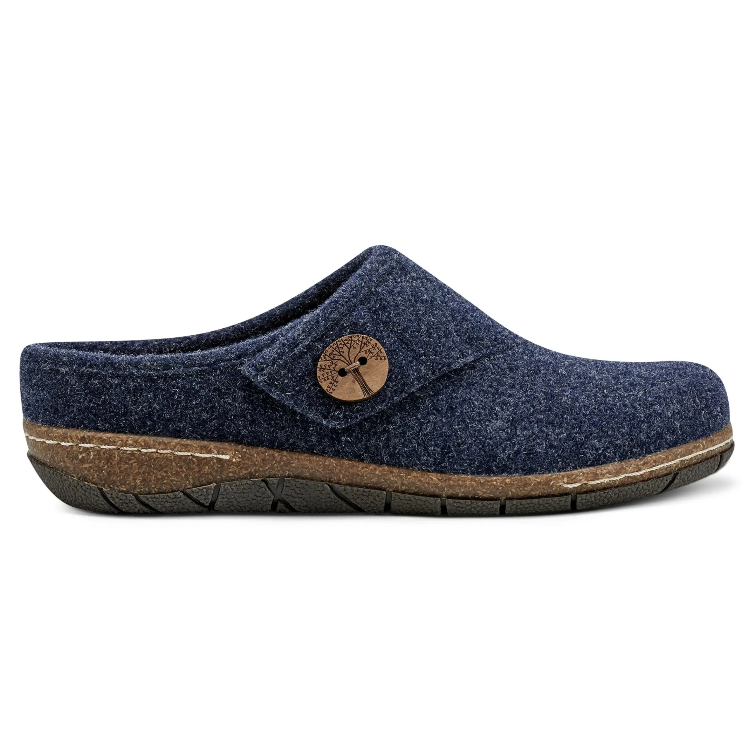 Ezra Round Toe Casual Slip-on Flat Clogs