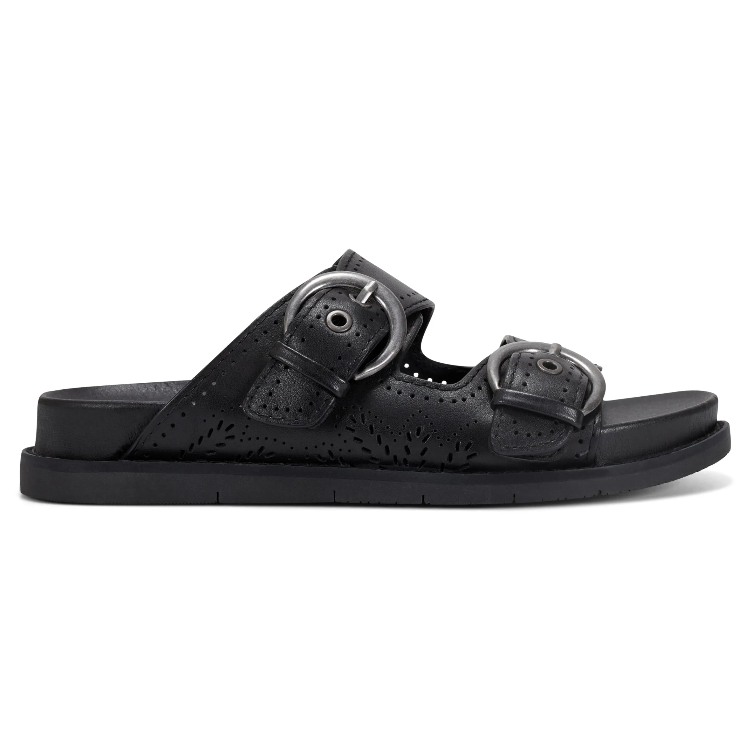Francii Round Toe Casual Slip-on Flat Sandals