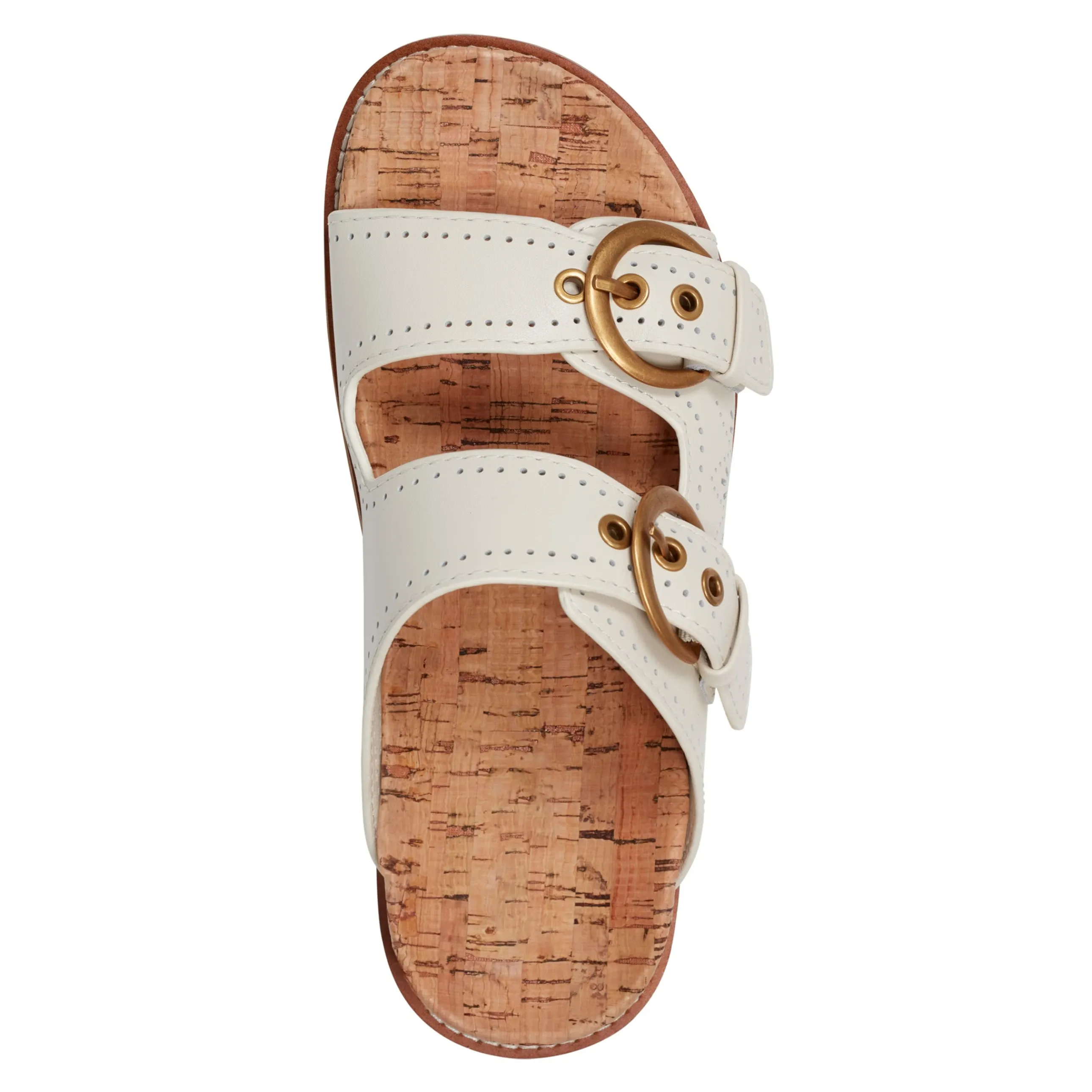 Francii Round Toe Casual Slip-on Flat Sandals