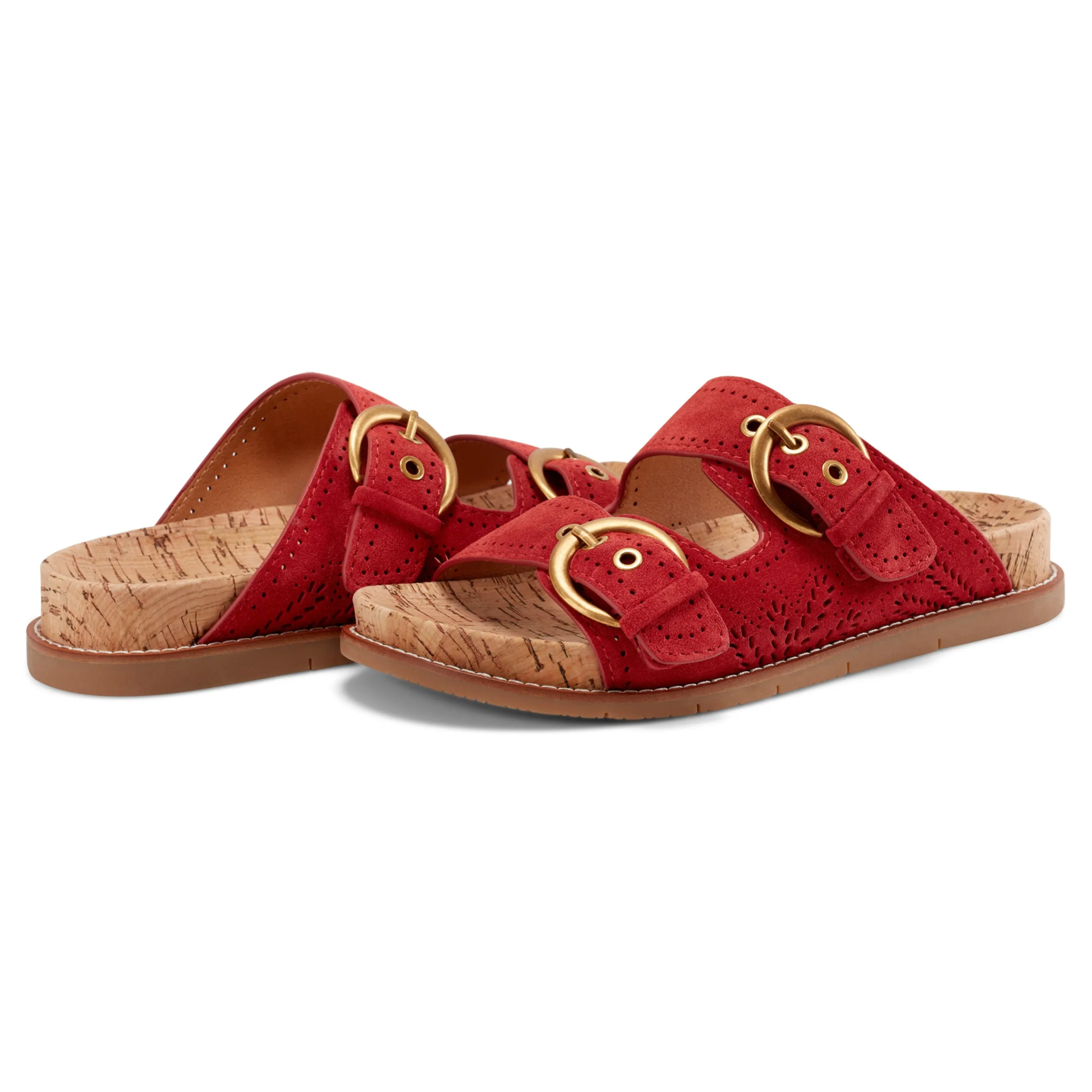 Francii Round Toe Casual Slip-on Flat Sandals