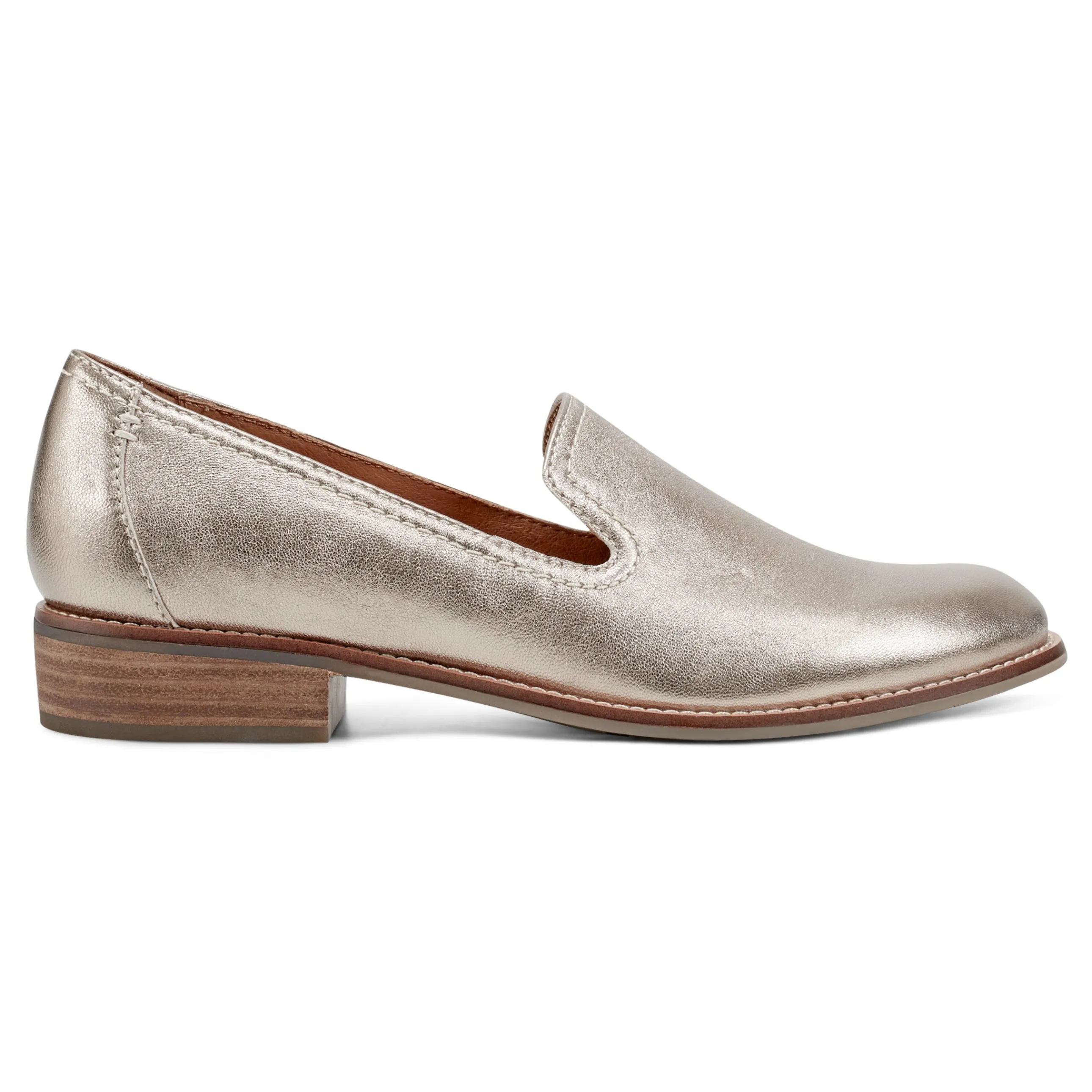 Edna Round Toe Casual Slip-on Flat Loafers