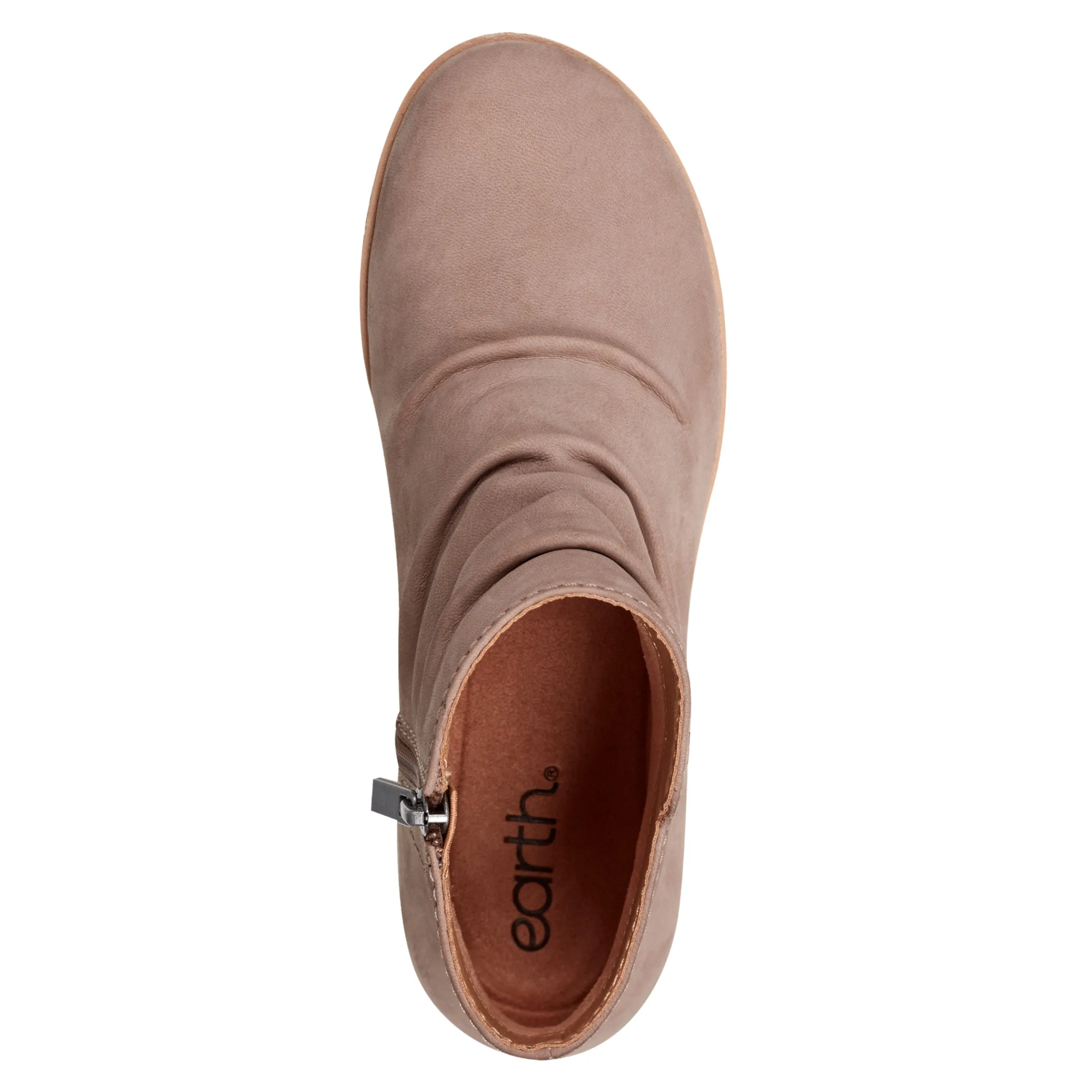 Hilaree Water Repellent Round Toe Ruched Casual Booties