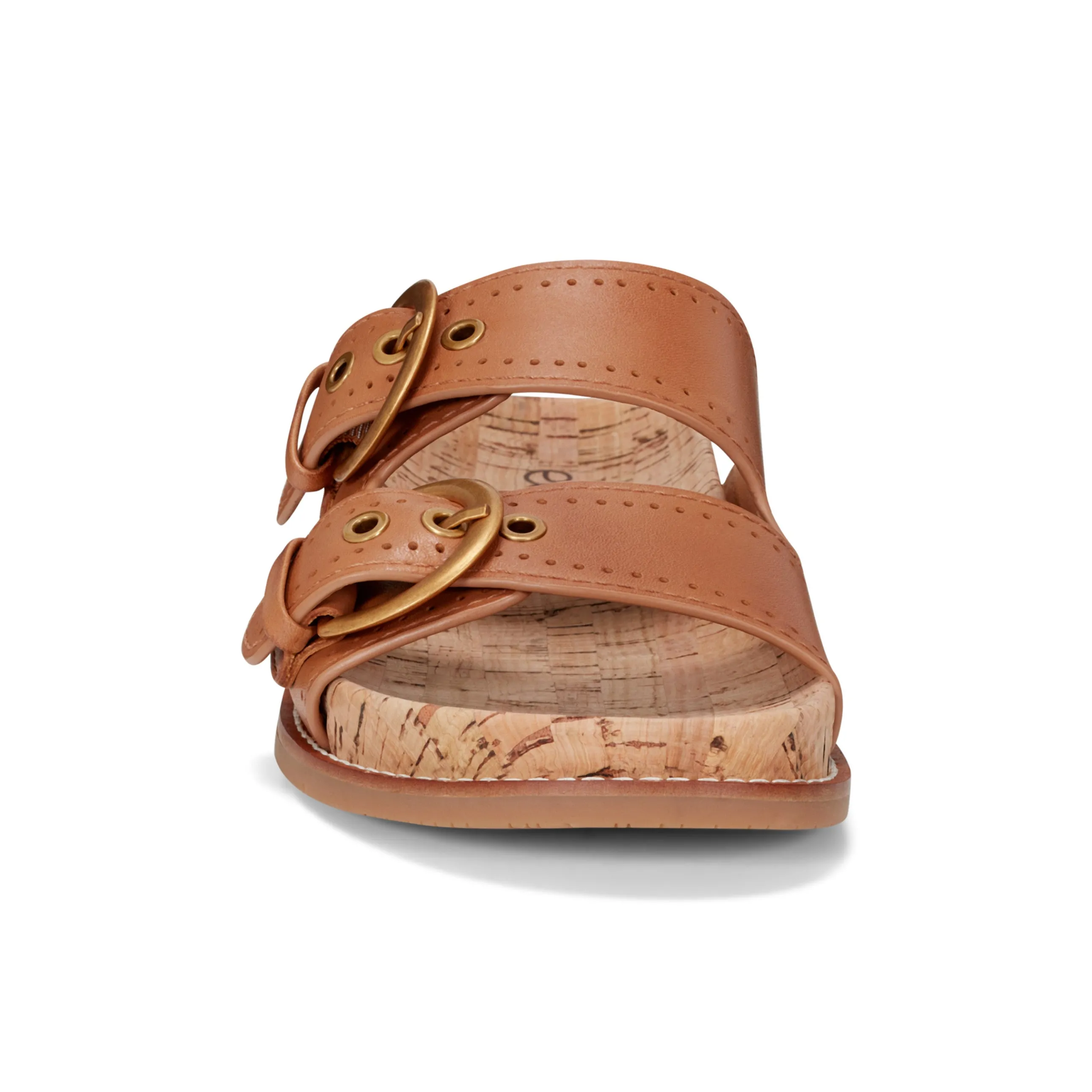 Francii Round Toe Casual Slip-on Flat Sandals