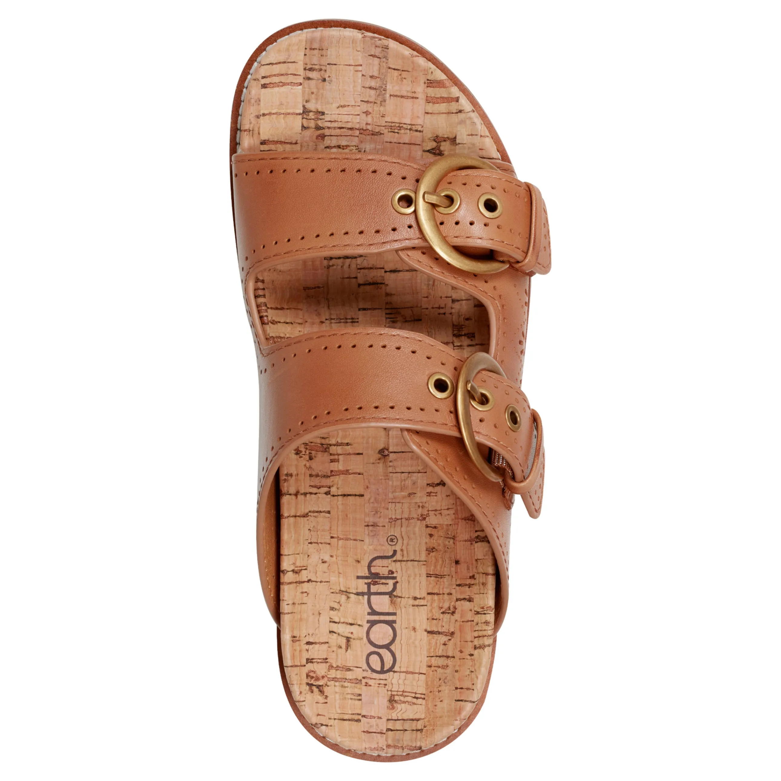 Francii Round Toe Casual Slip-on Flat Sandals