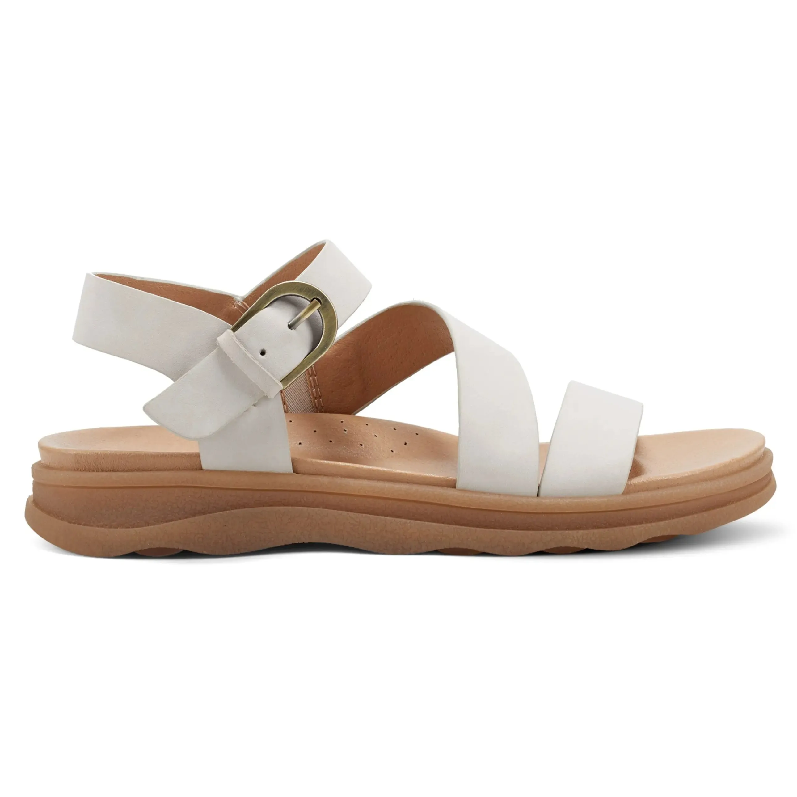 Lainey Casual Strappy Round Toe Flat Sandals