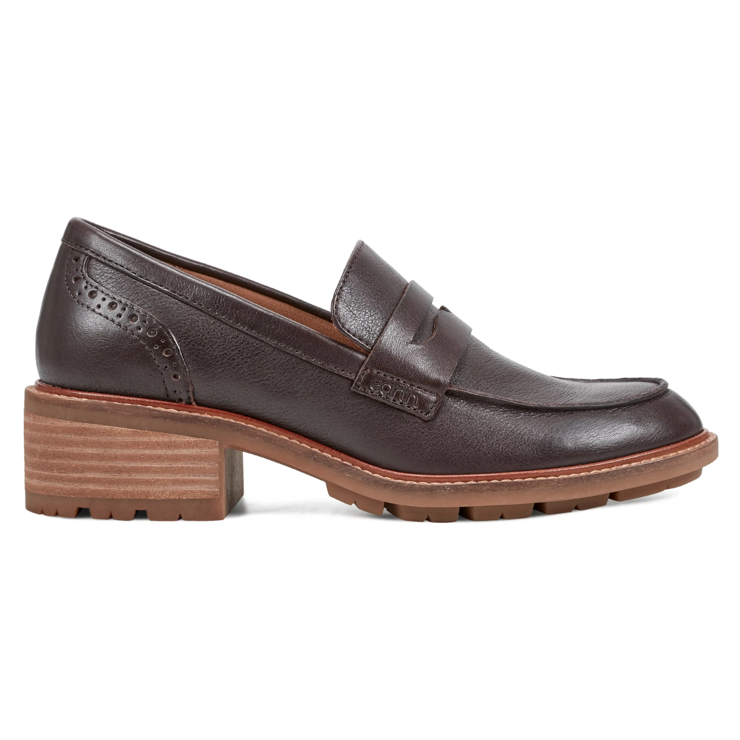 Lindy Almond Toe Casual Slip-on Penny Loafers