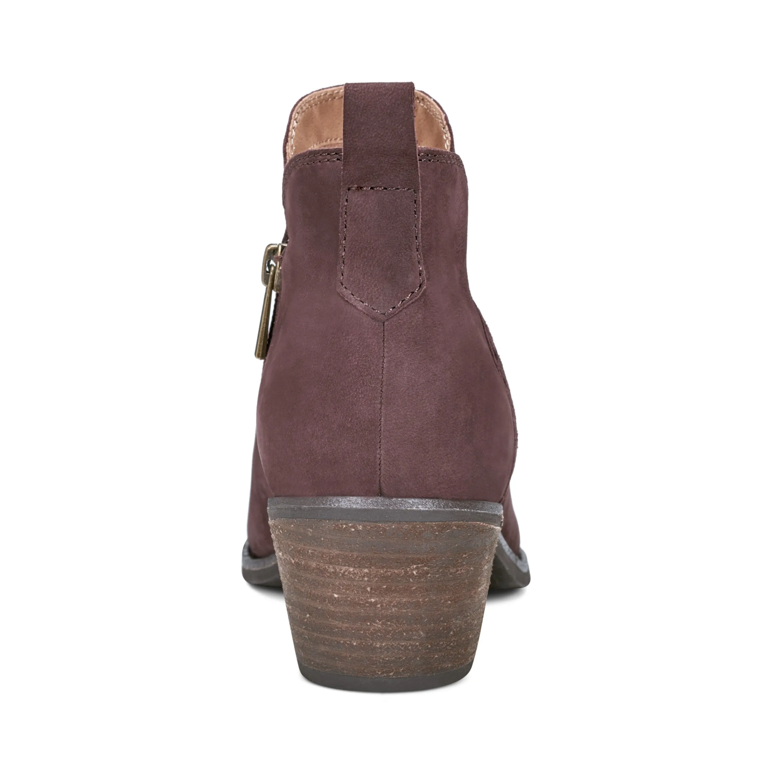 Marisole Block Heel Slip-on Casual Booties