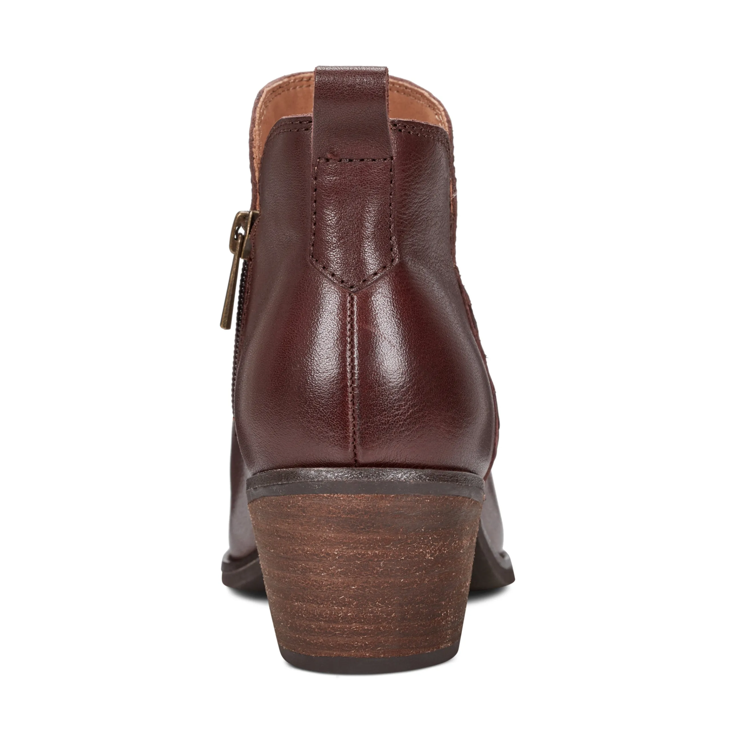 Marisole Block Heel Slip-on Casual Booties