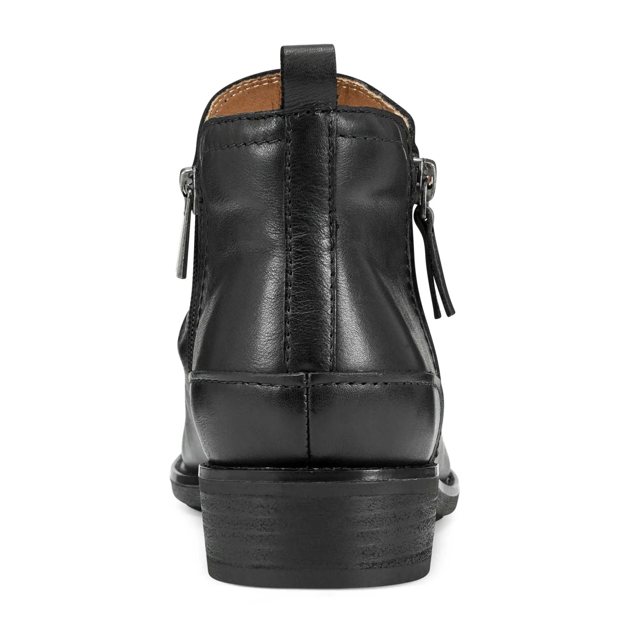 Nadya Round Toe Ruched Casual Booties