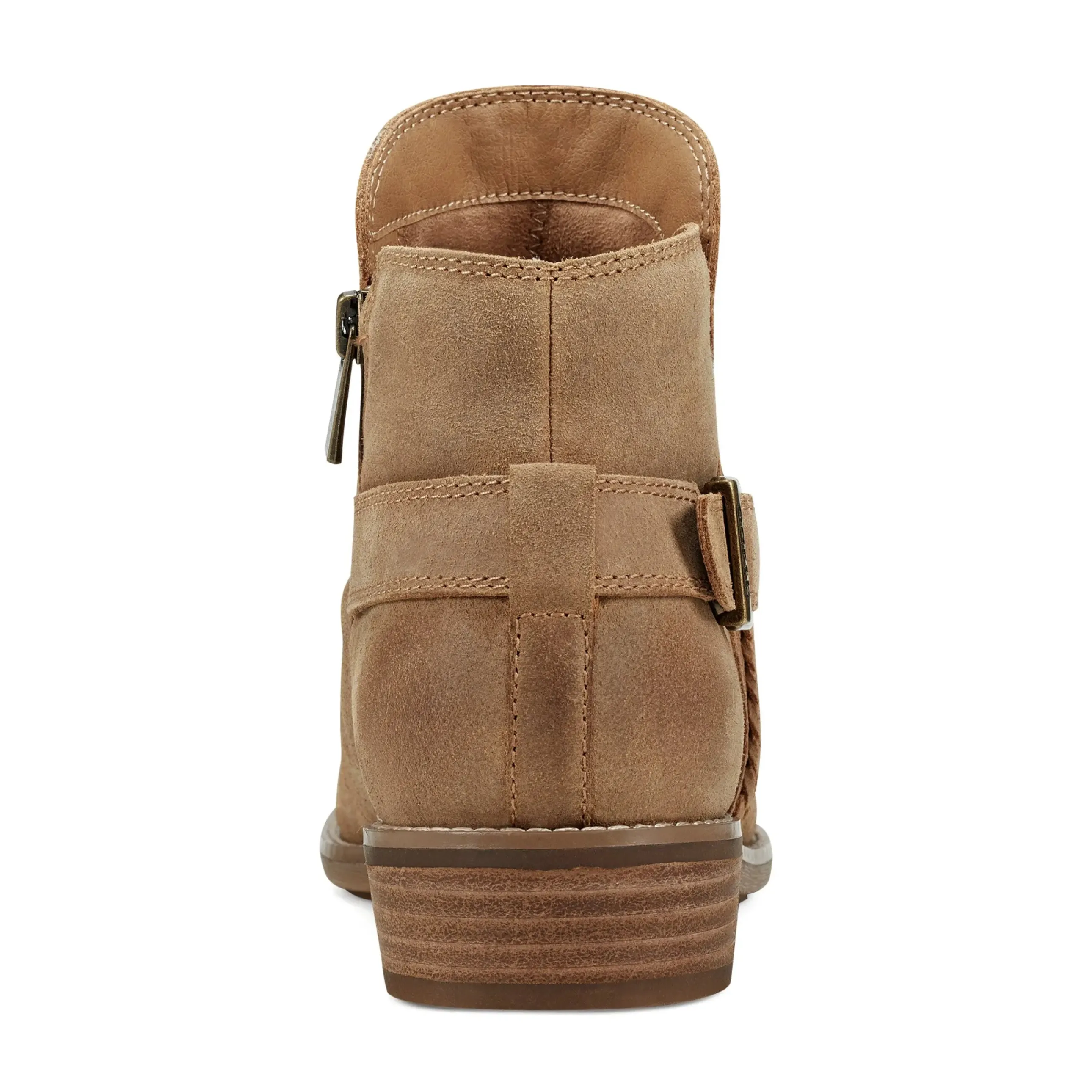 Naira Round Toe Ruched Casual Booties