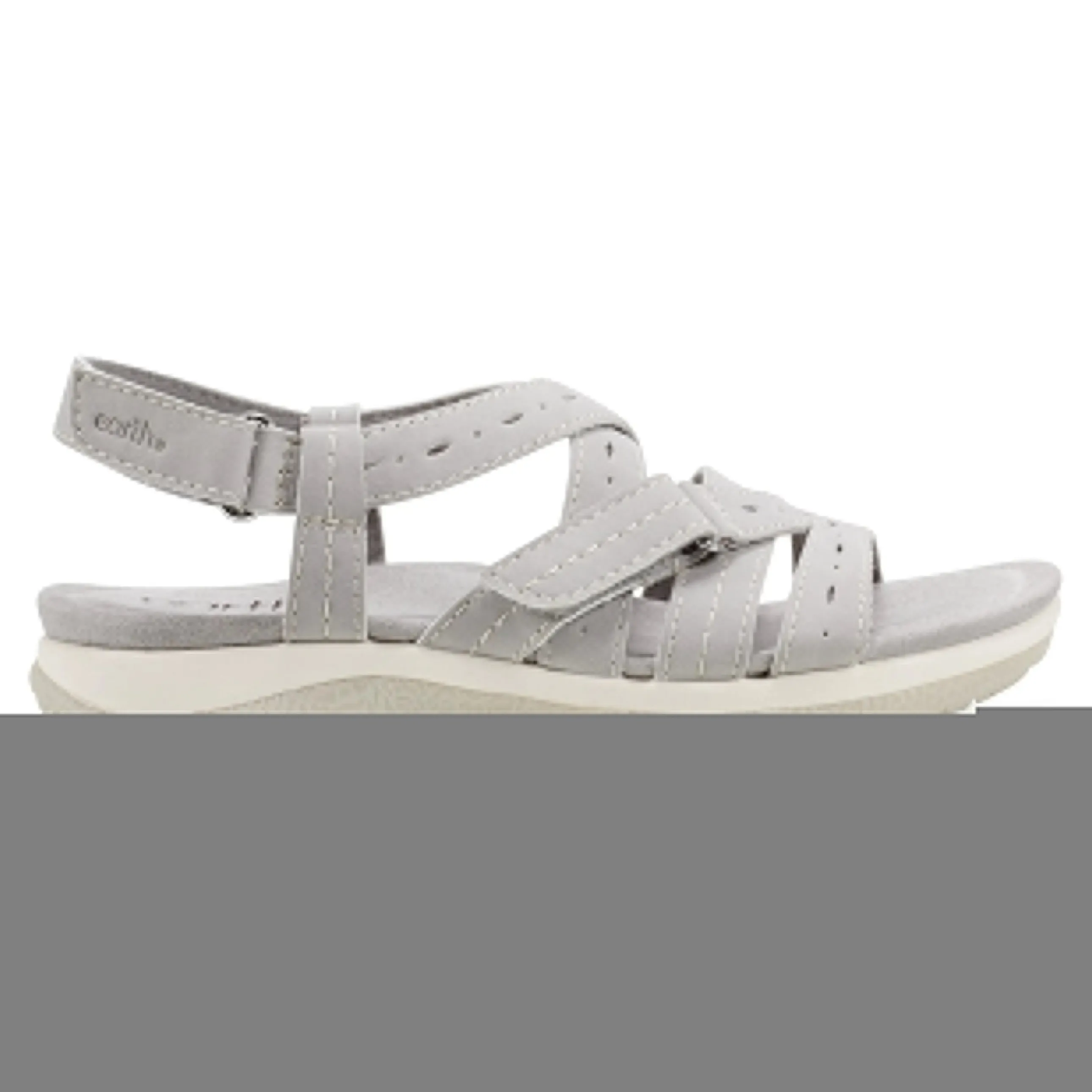 Samsin Round Toe Strappy Casual Flat Sandals