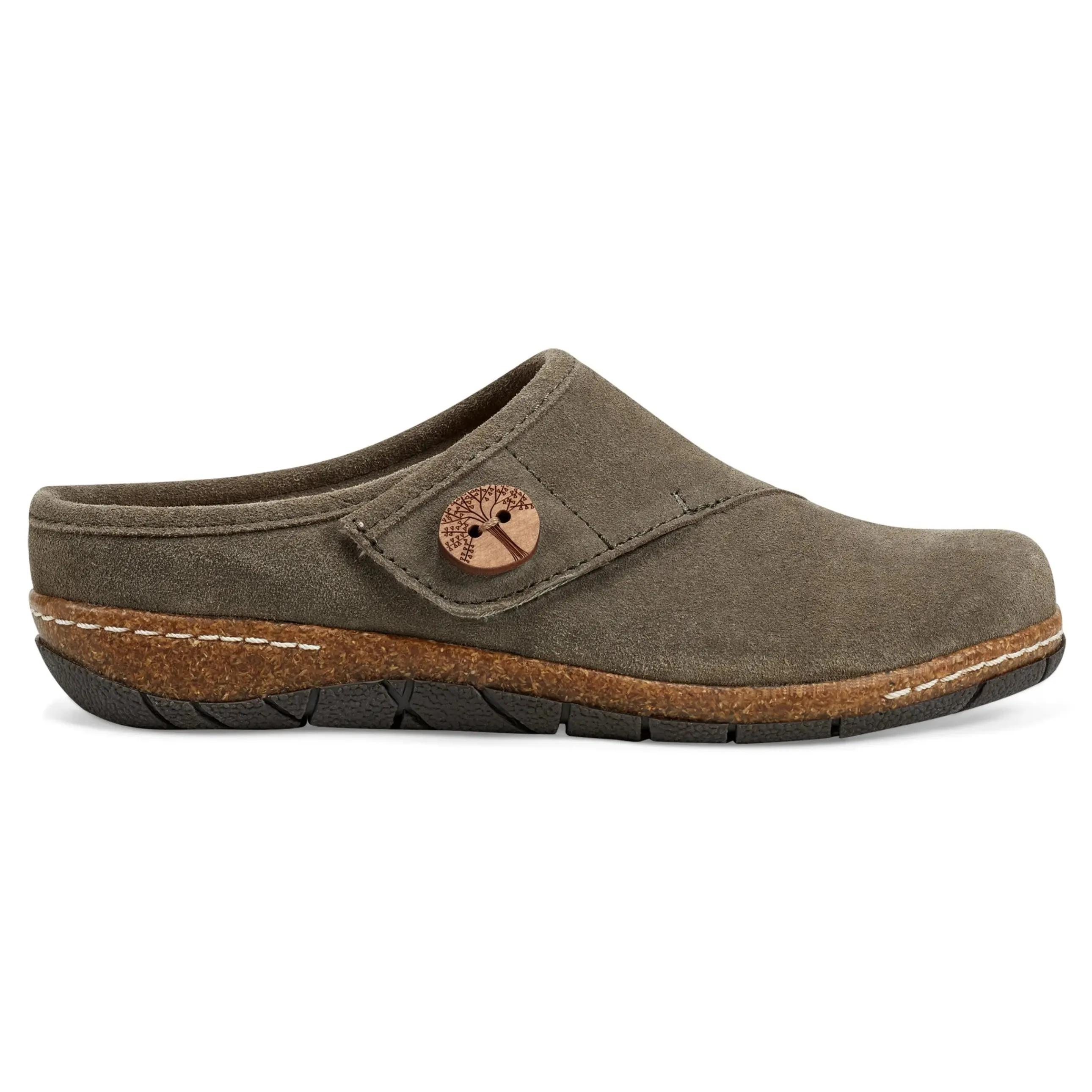 Ezra Round Toe Casual Slip-on Flat Clogs