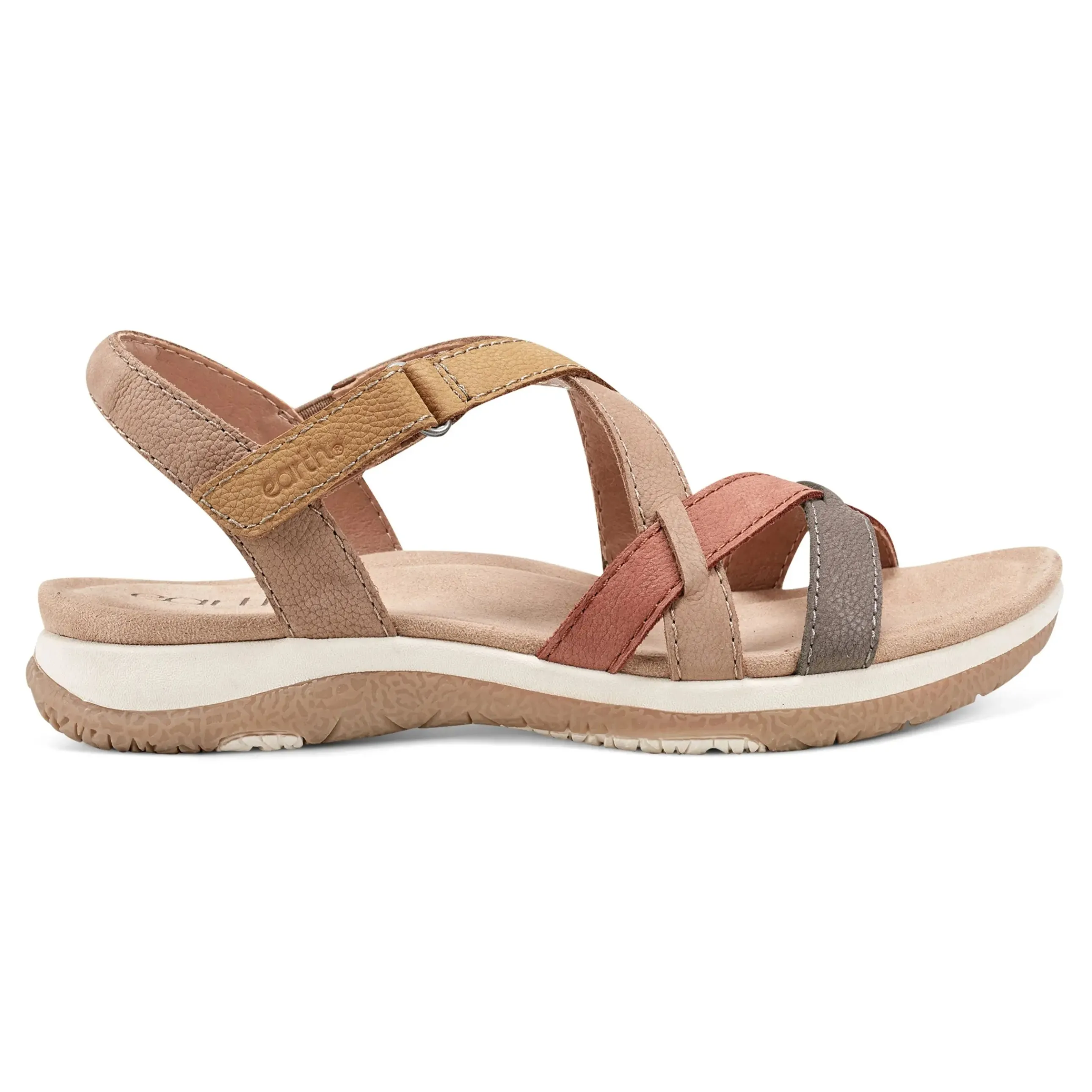 Sterling Casual Strappy Round Toe Flat Sandals