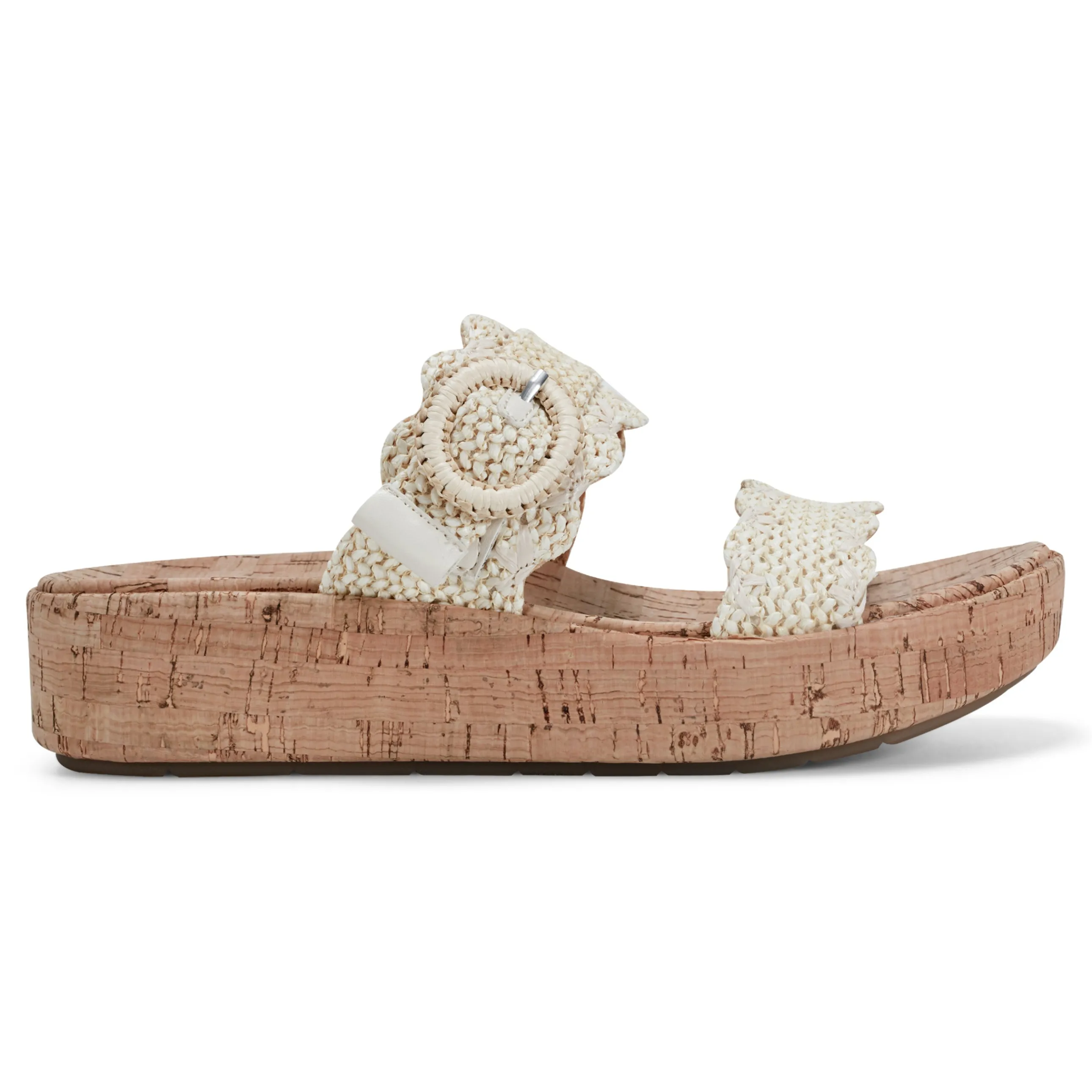 Subtle Slip-on Casual Platform Wedge Sandals