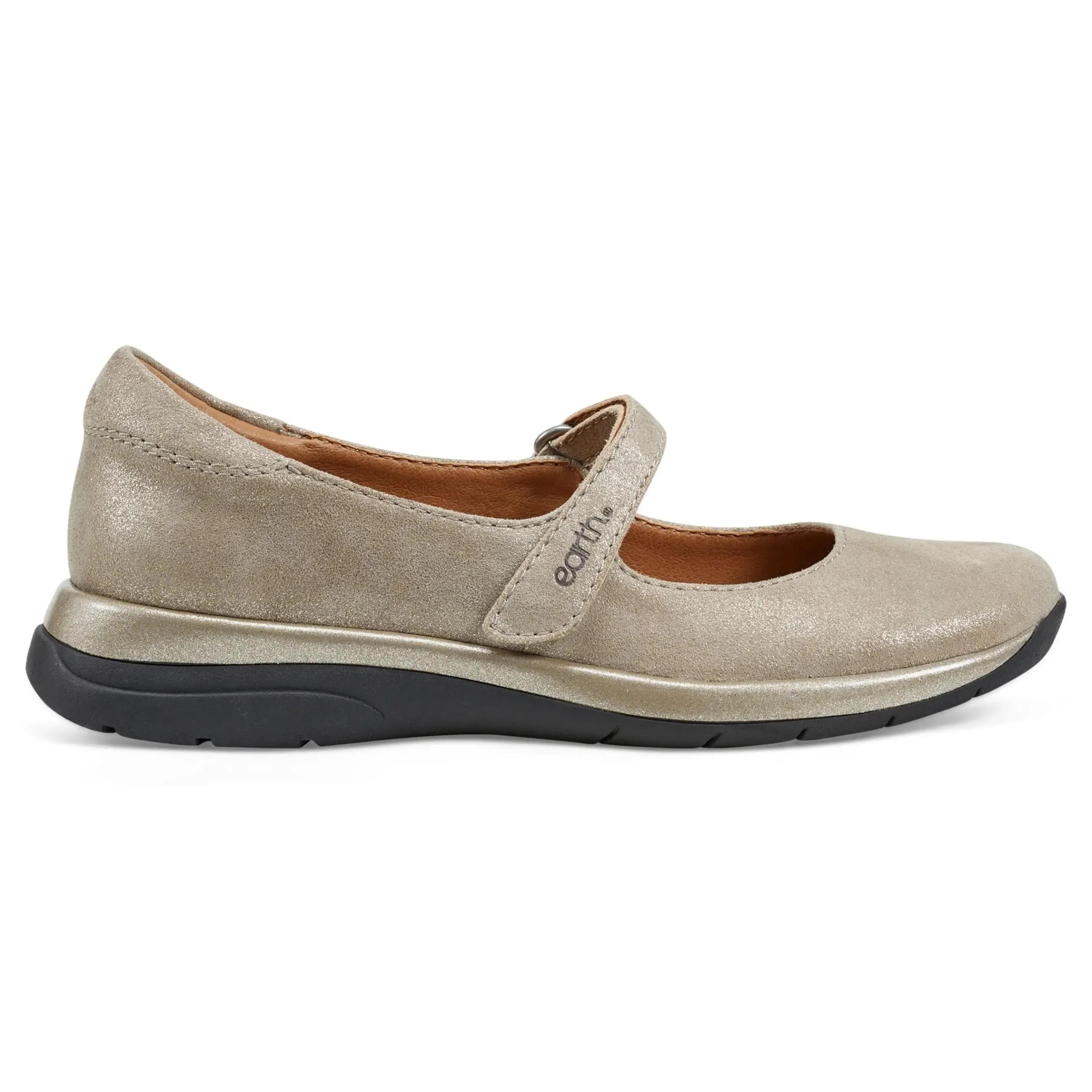 Tose Lug Sole Square Toe Casual Ballet Flats