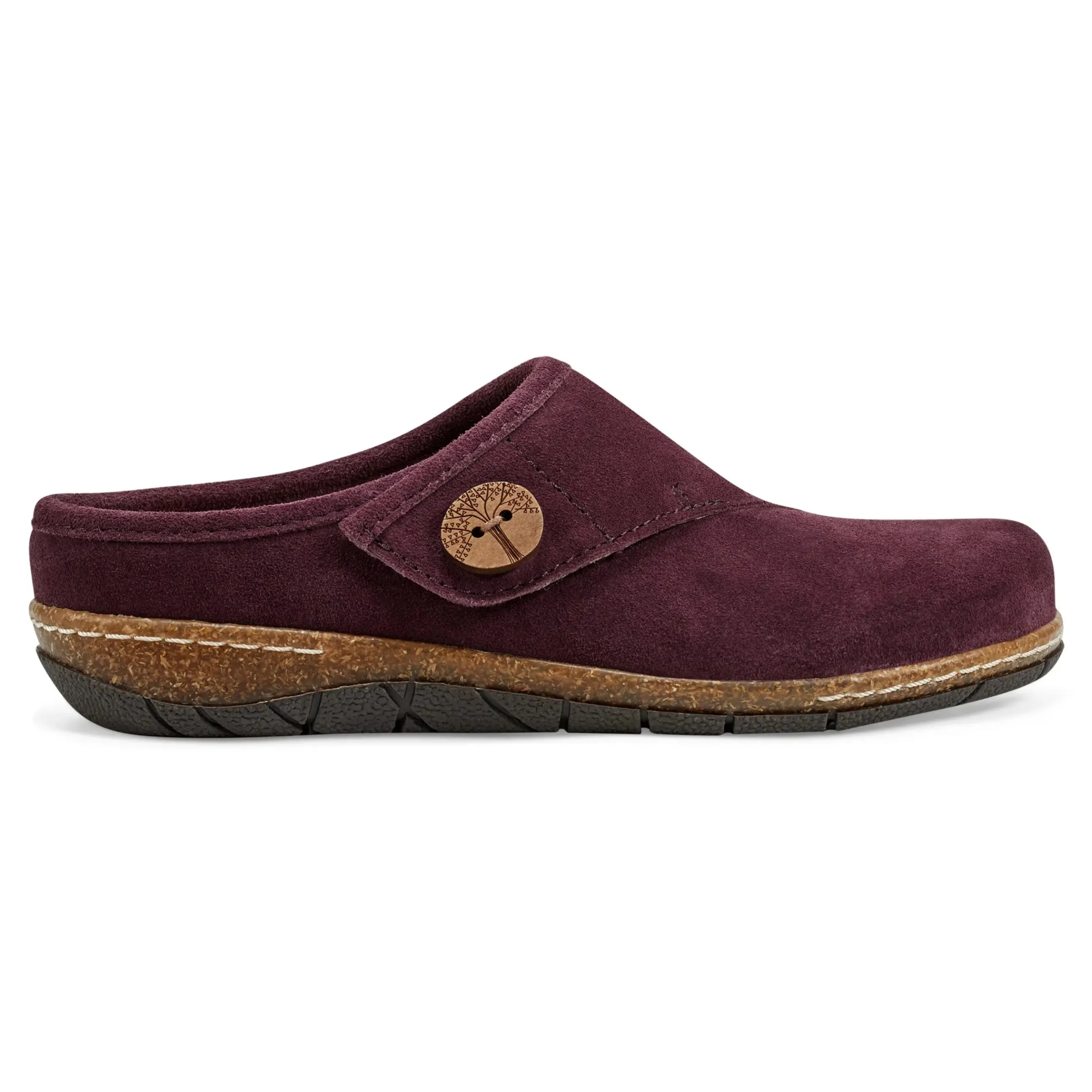 Ezra Round Toe Casual Slip-on Flat Clogs