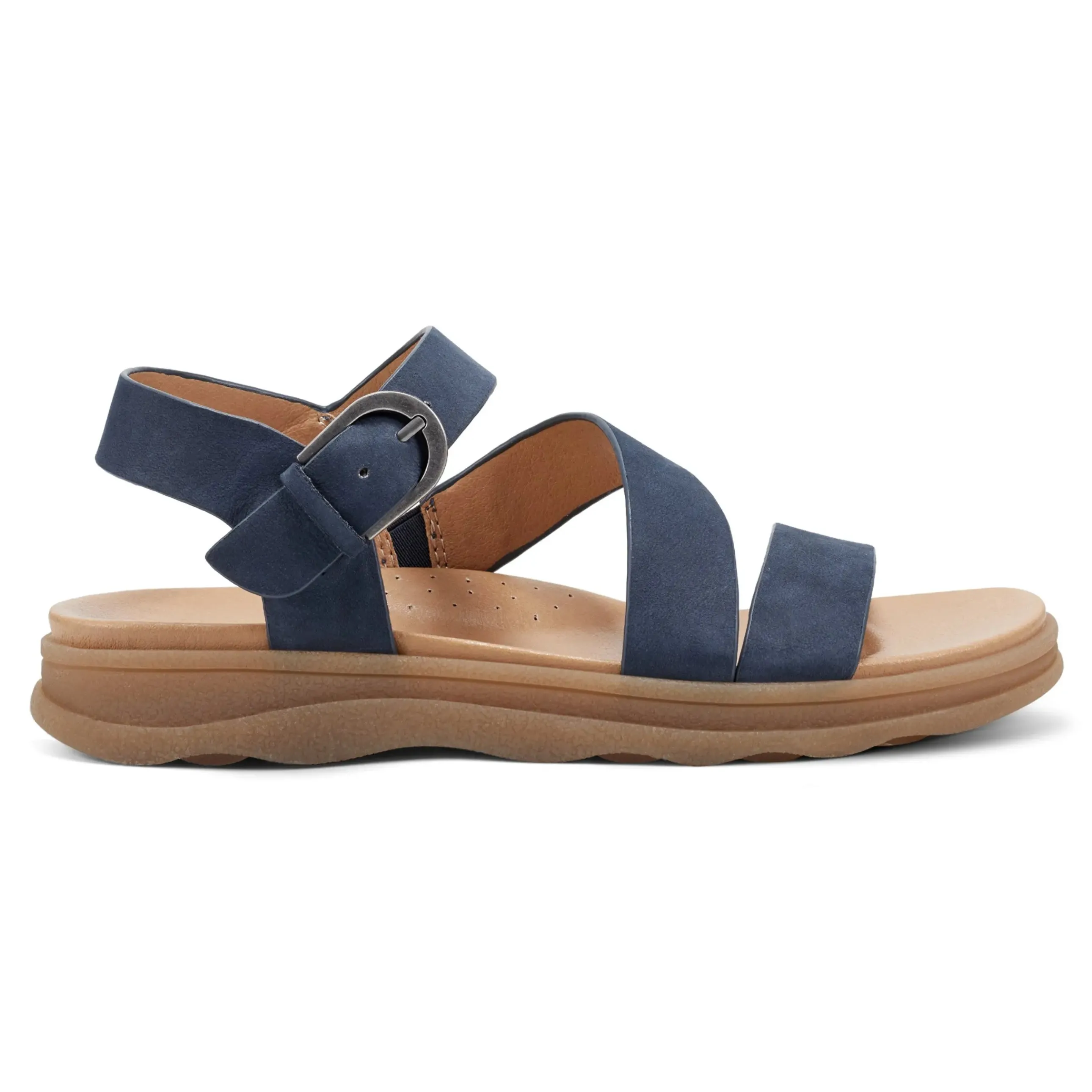 Lainey Casual Strappy Round Toe Flat Sandals