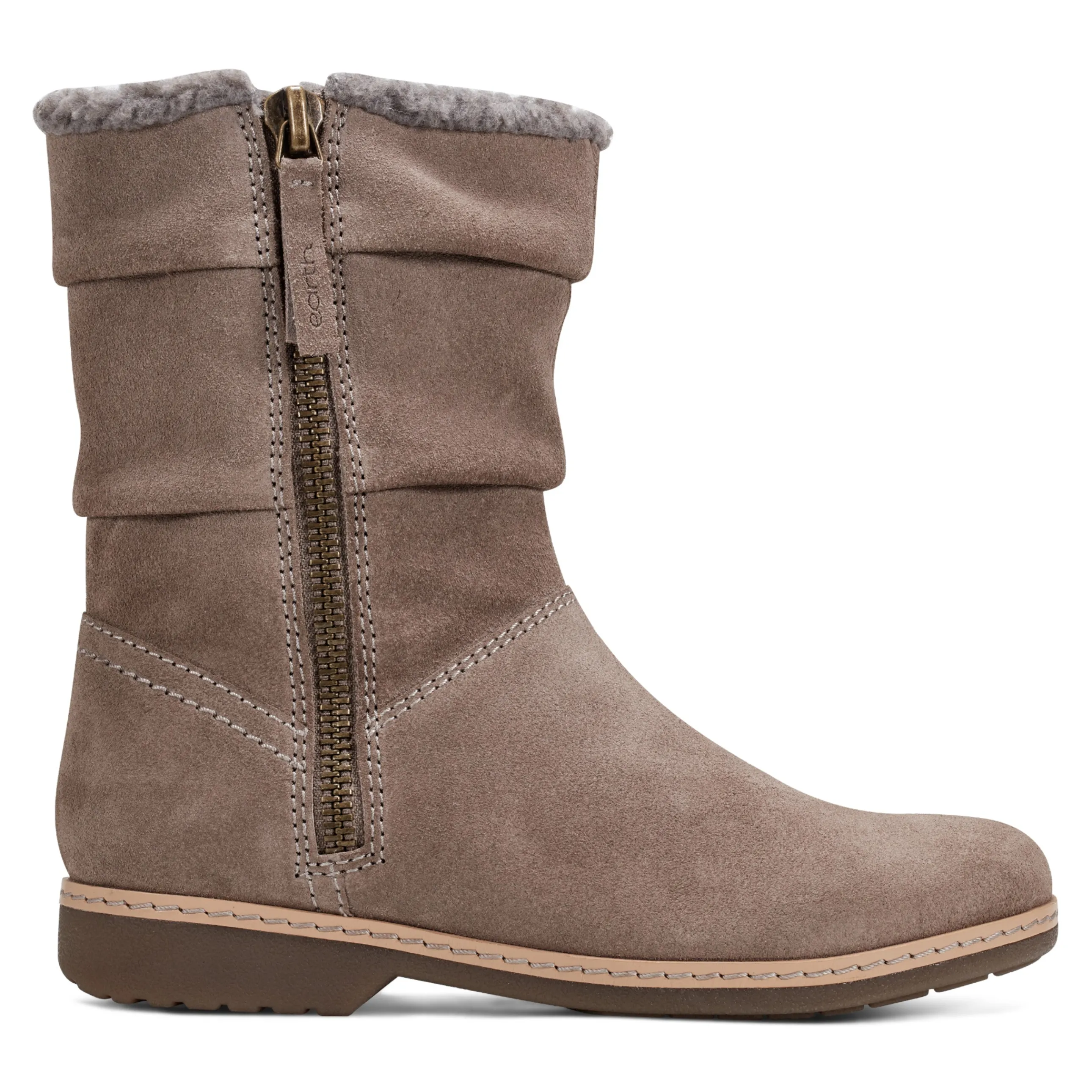 Hyland Water Repellent Round Toe Flat Casual Booties